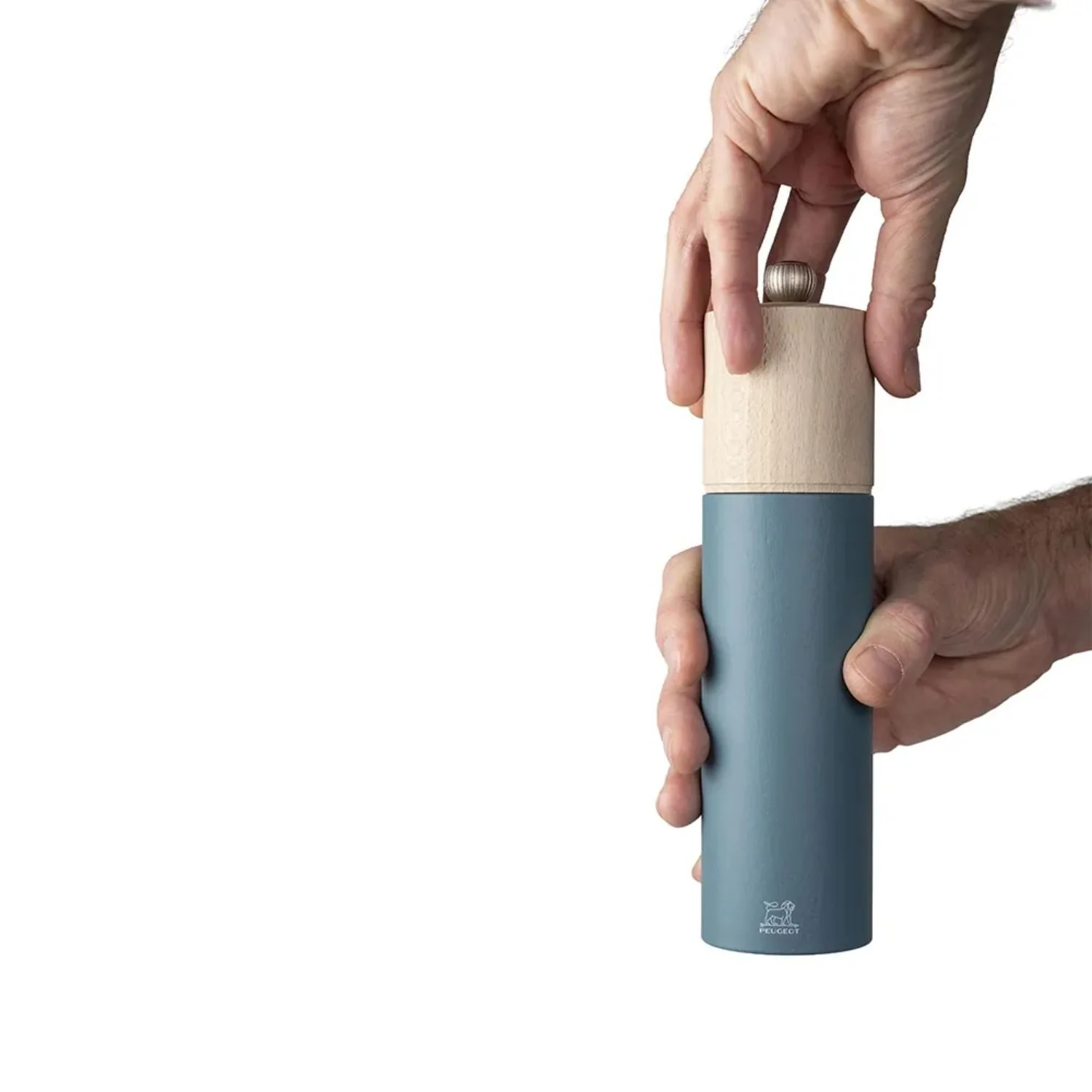 Peugeot Boreal 21cm Beech Pepper Mill - Celestial Blue - Image 5