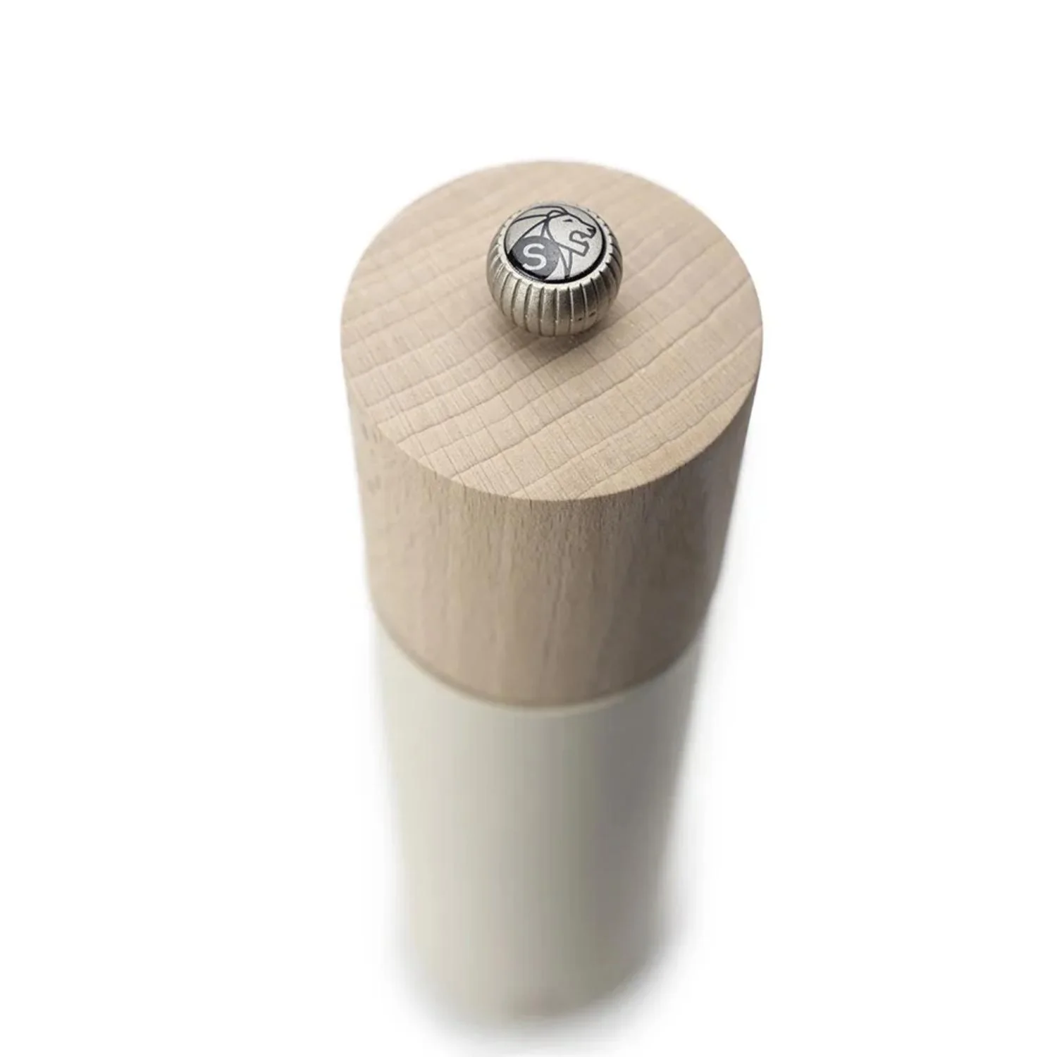 Peugeot Boreal 21cm Beech Salt Mill - Feather White - Image 2