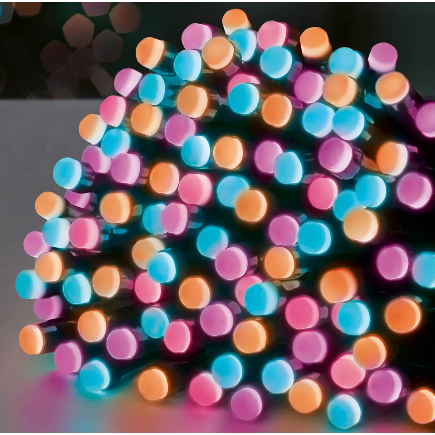 Premier Christmas Berry Brights 9 Metre 360 LED Lights - Rainbow - Image 3
