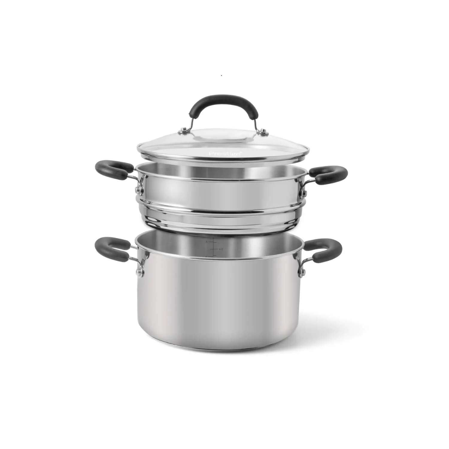 Prestige Made To Last 24cm Stainless Steel Stockpot And Steamer - Image 3