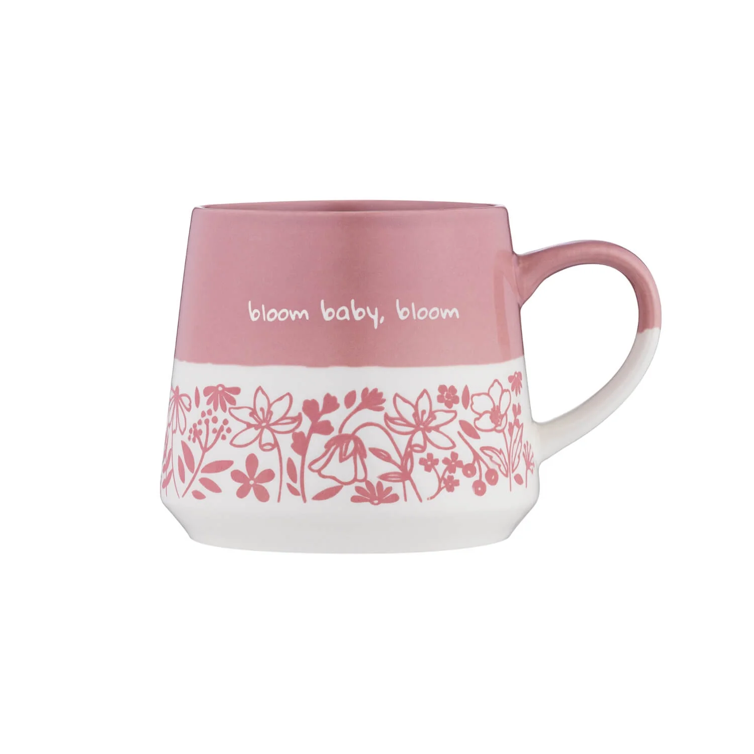 Price & Kensington 450ml Stoneware Oversized Mug - Bloom Baby Bloom