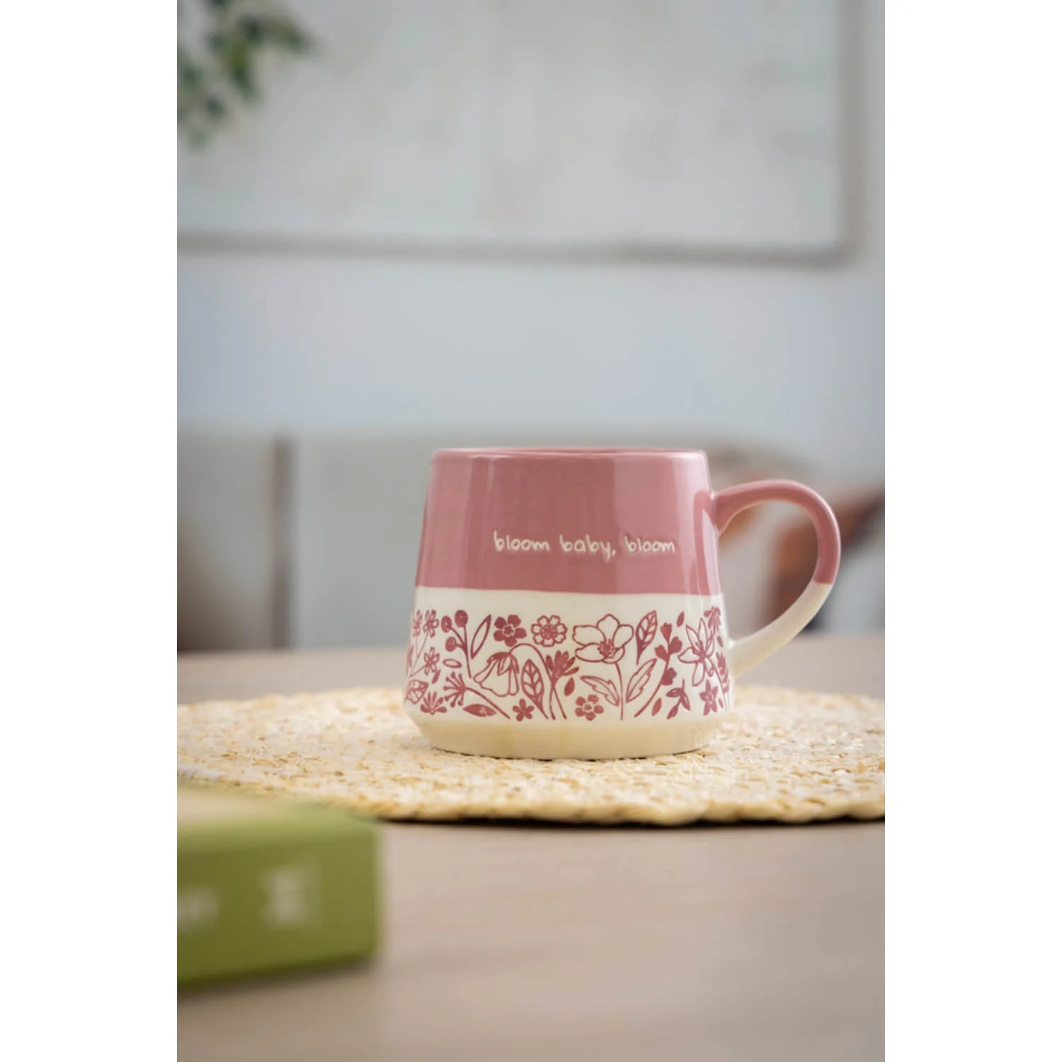 Price & Kensington 450ml Stoneware Oversized Mug - Bloom Baby Bloom - Image 2