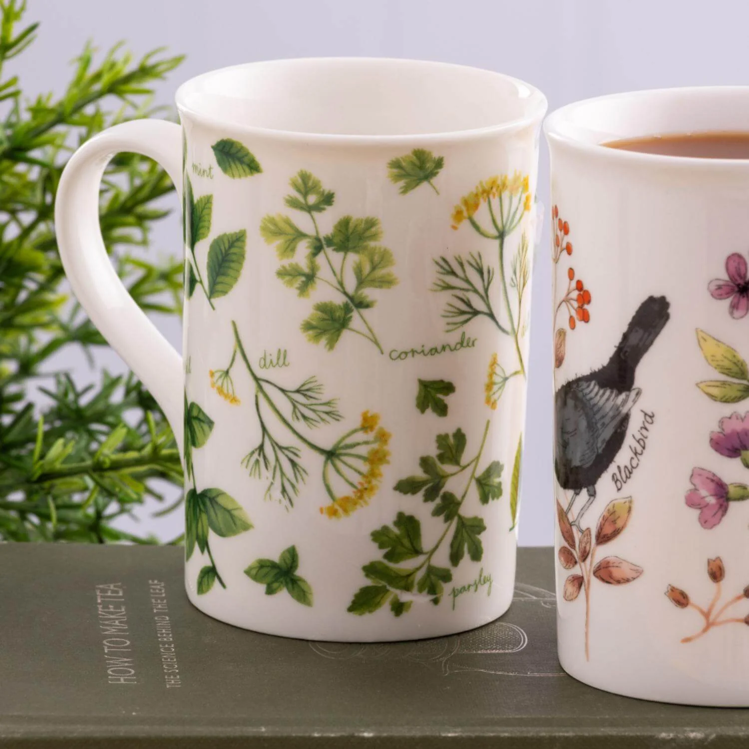 Price & Kensington Garden Herbs Fine China 300ml Mug - Dill - Image 2