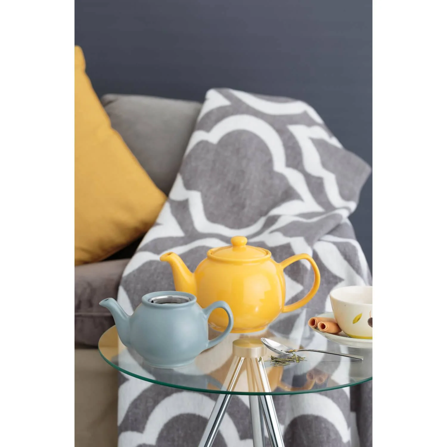 Price & Kensington Stoneware 6 Cup Teapot - Mustard - Image 3