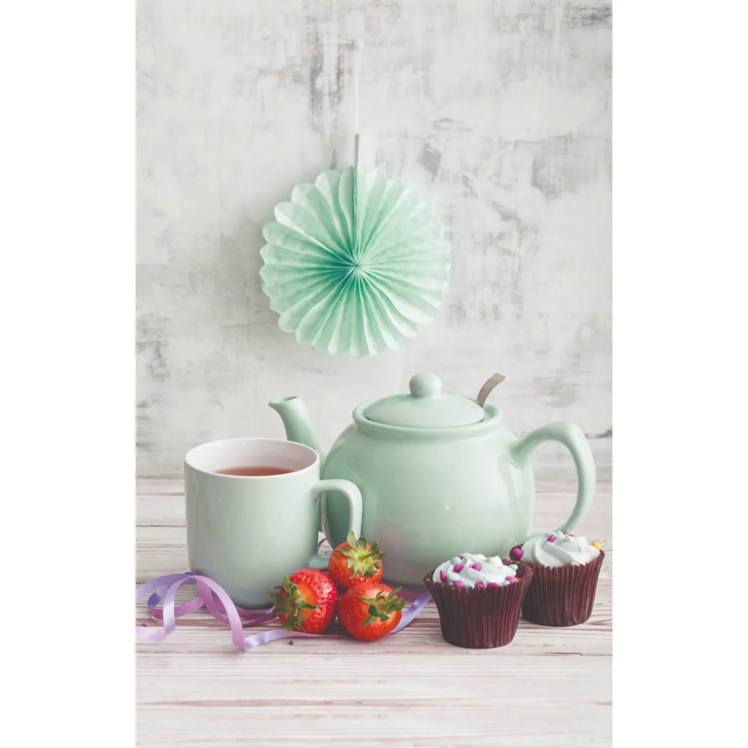 Price & Kensington Stoneware 2 Cup Teapot - Mint Green - Image 2
