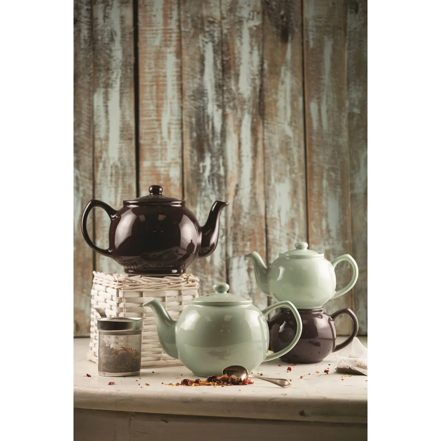 Price & Kensington Stoneware 2 Cup Teapot - Mint Green - Image 3