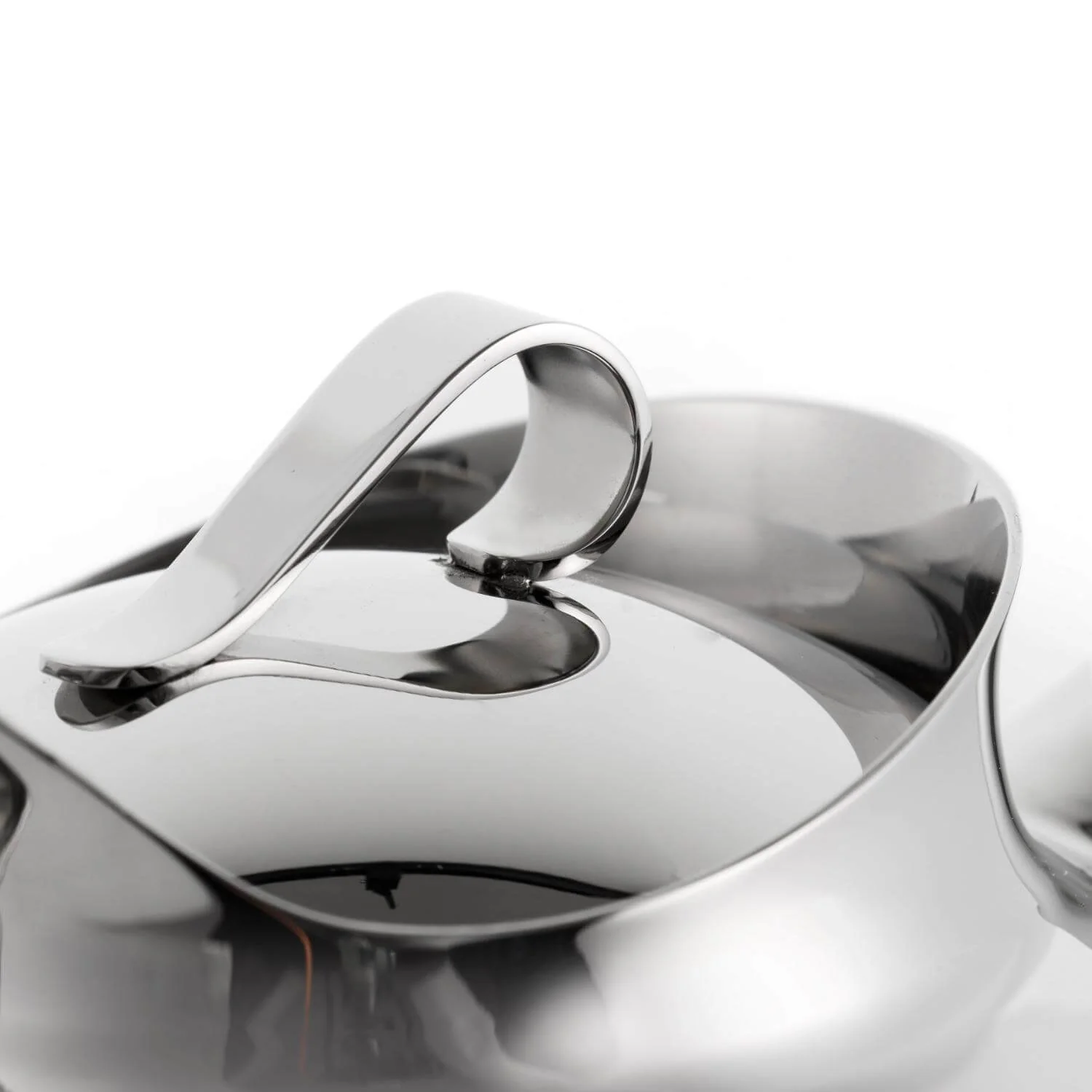 Robert Welch Drift 18|10 Mirror Polished Stainless Steel 900ml Teapot - Image 2