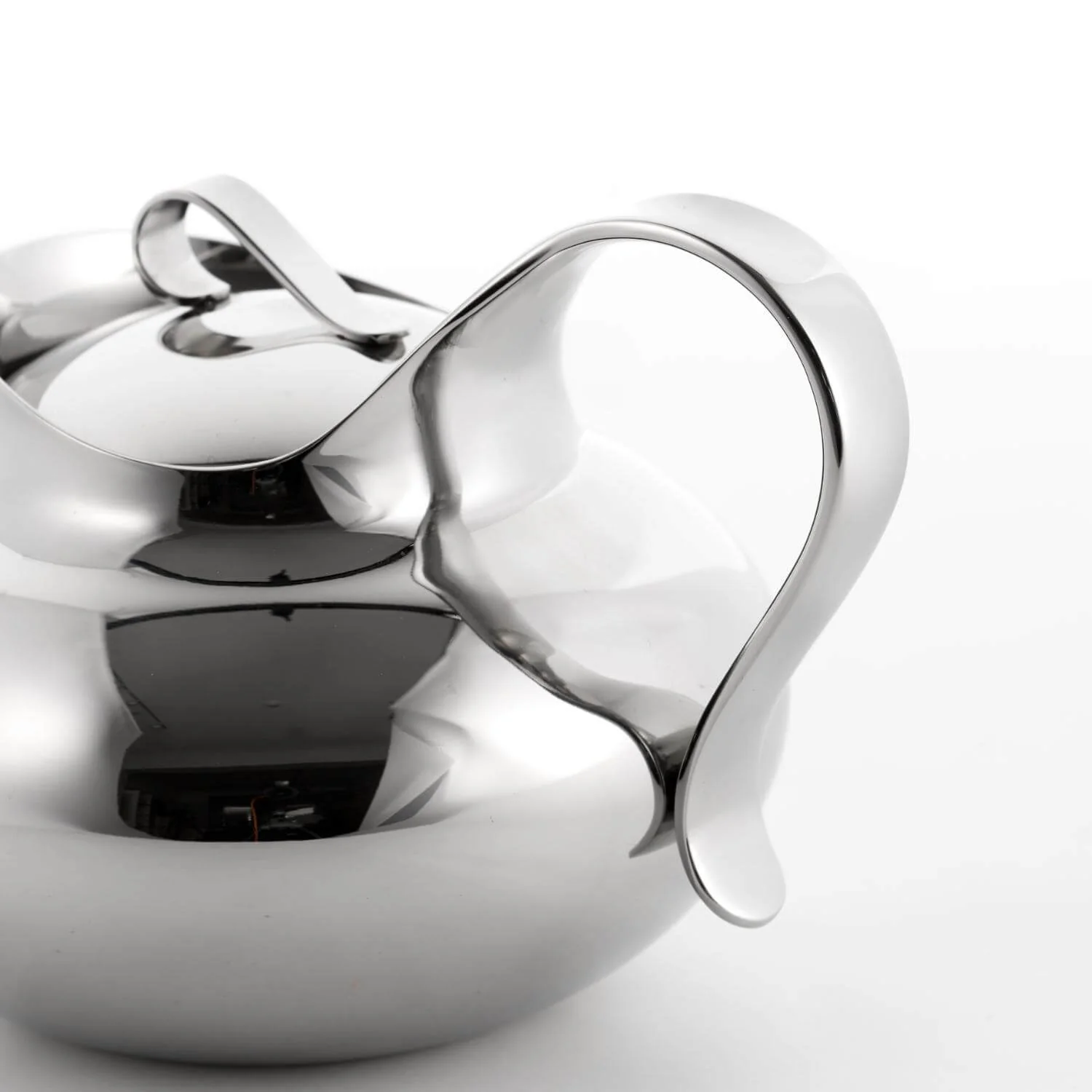 Robert Welch Drift 18|10 Mirror Polished Stainless Steel 900ml Teapot - Image 3