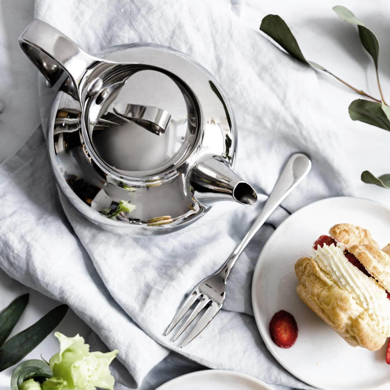 Robert Welch Drift 18|10 Mirror Polished Stainless Steel 900ml Teapot - Image 7