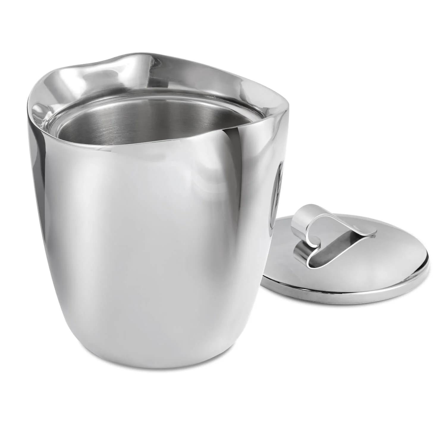 Robert Welch Drift Mirror Polished Stainless Steel 700ml Double Walled Ice Bucket - Image 2