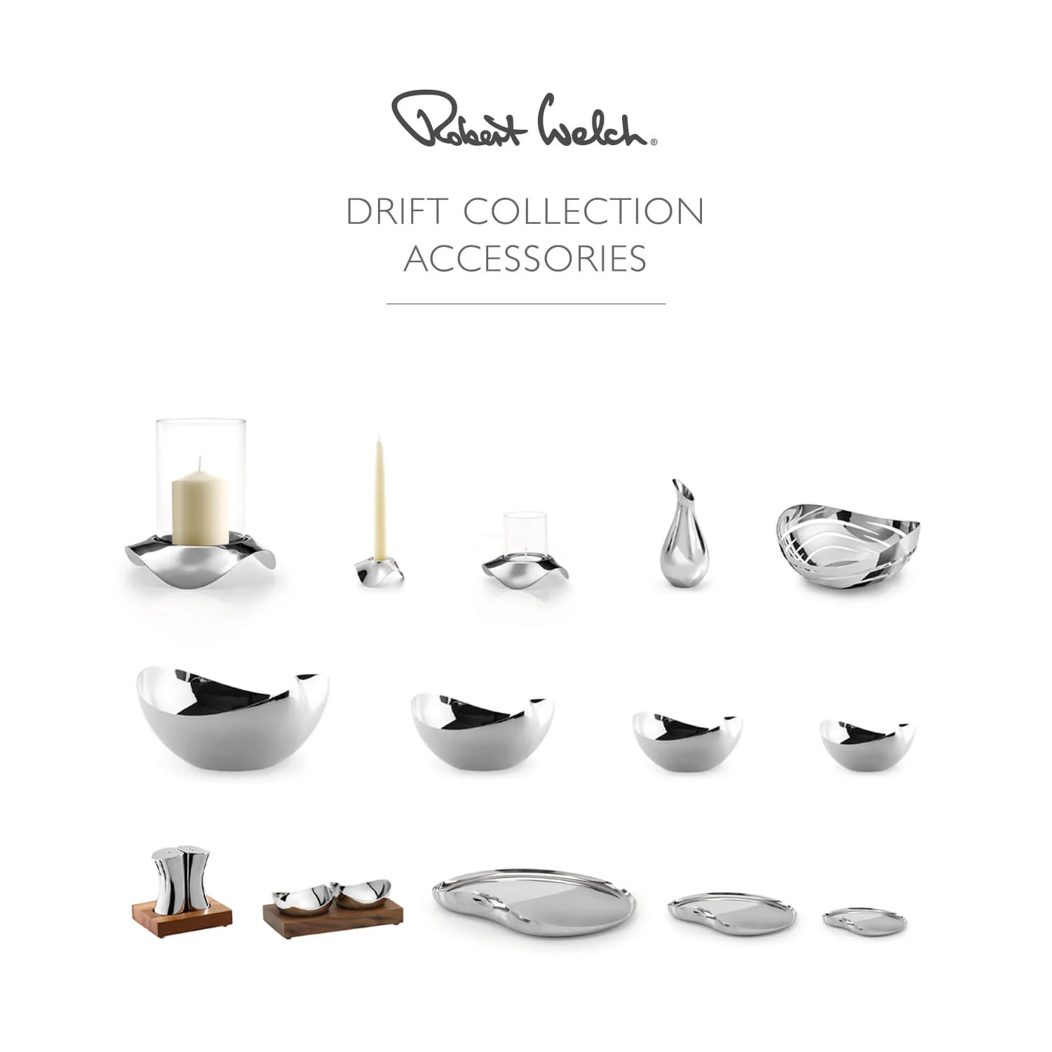 Robert Welch Drift Mirror Polished Stainless Steel 700ml Double Walled Ice Bucket - Image 4