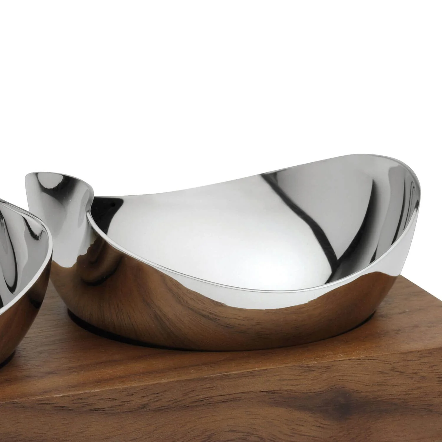 Robert Welch Drift Pinch Pot Set with Walnut Base - Image 2