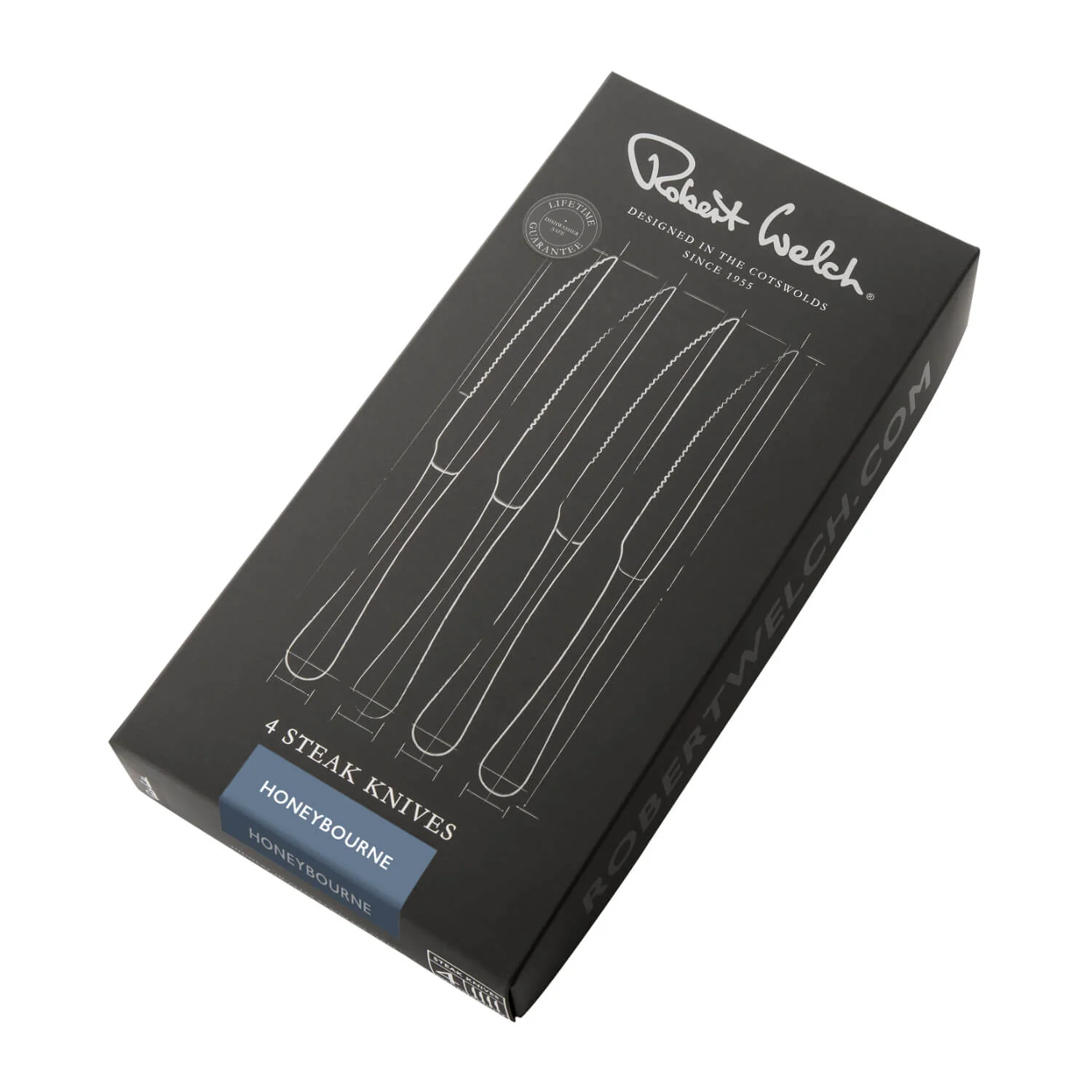 Robert Welch Honeybourne Bright 42-Piece Stainless Steel Cutlery Set with 4 Free Steak Knives - Image 7