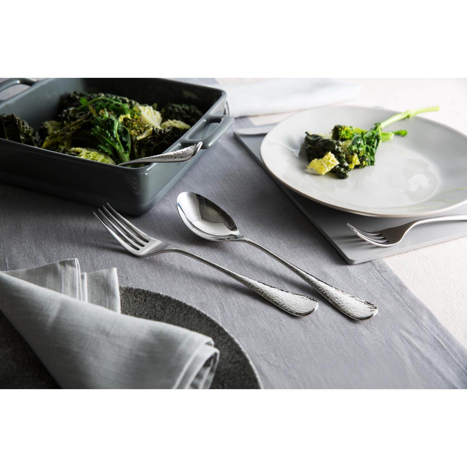 Robert Welch Honeybourne Bright Stainless Steel Cutlery Set - 42 Piece - Image 8
