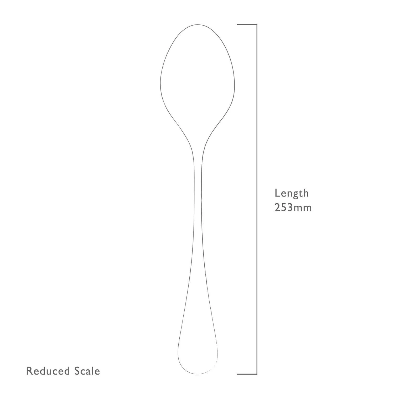 Robert Welch Honeybourne Bright Stainless Steel Serving Spoon - Image 3