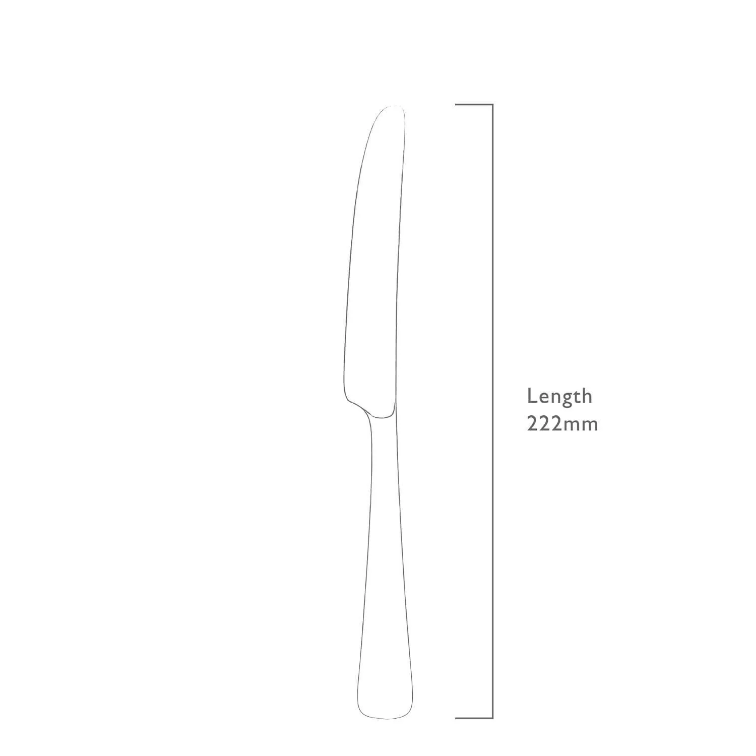 Robert Welch Malvern Bright Stainless Steel Side Knife - Image 2