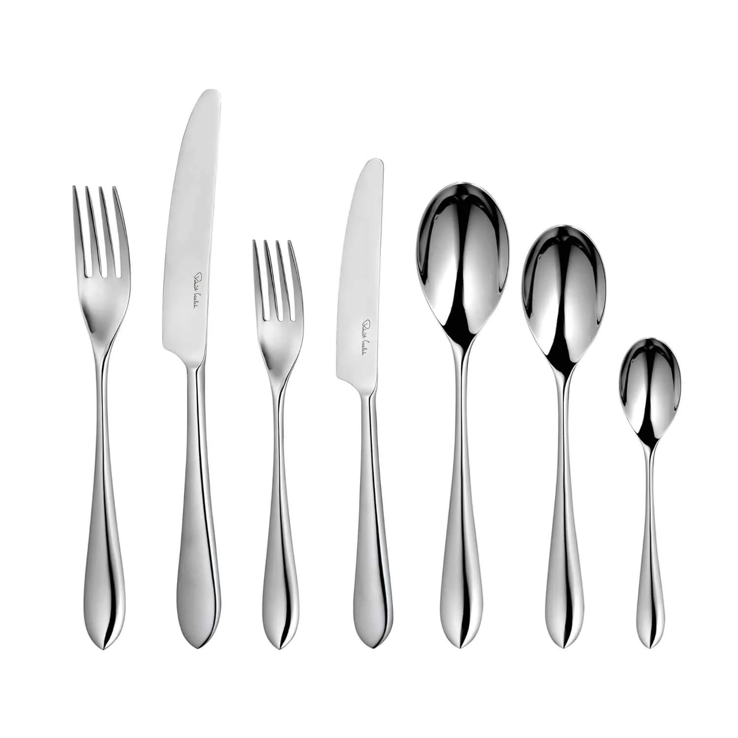 Robert Welch Norton Bright Stainless Steel Cutlery Set - 42 Piece