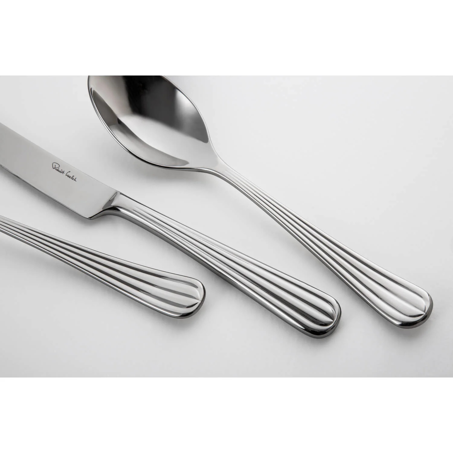 Robert Welch Palm Bright Stainless Steel Cutlery Set - 56 Piece - Image 4