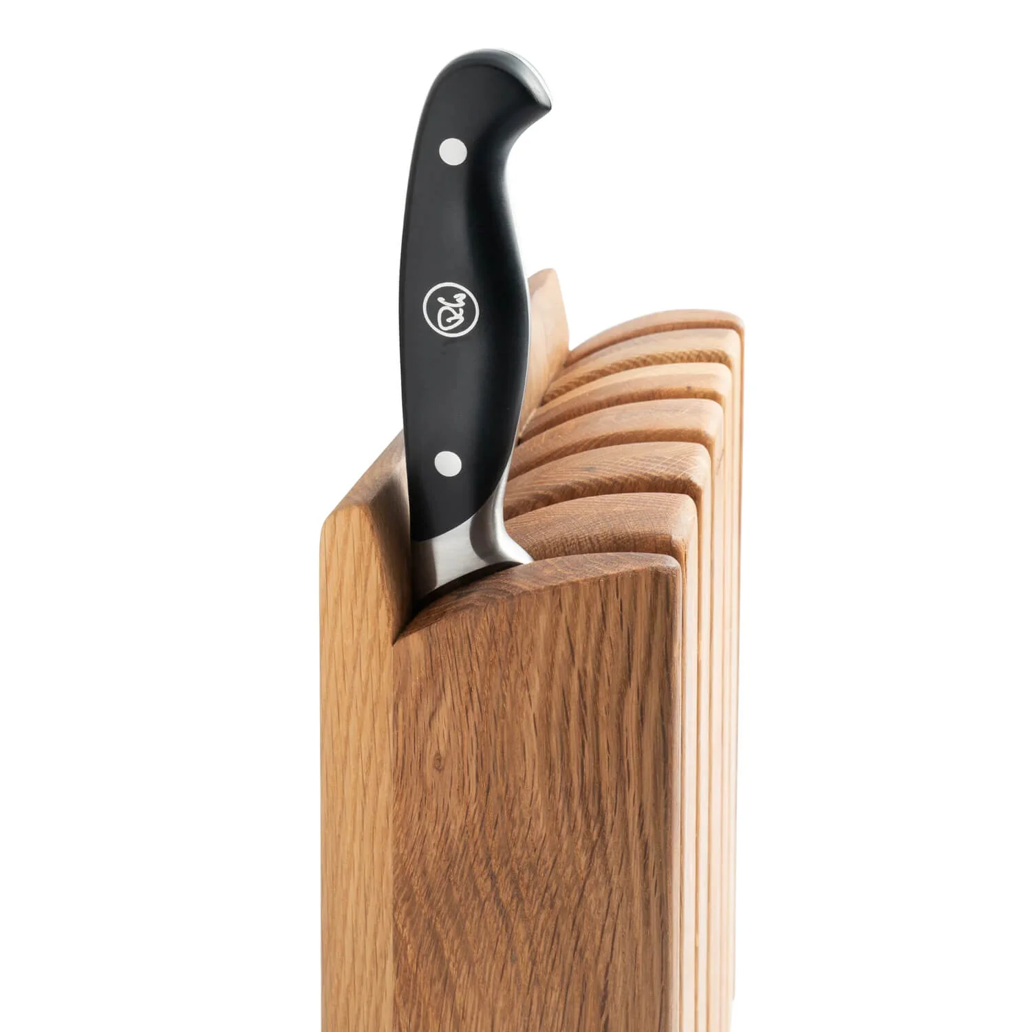 Robert Welch Professional Oak Book 7-Piece Knife Block Set - Image 4