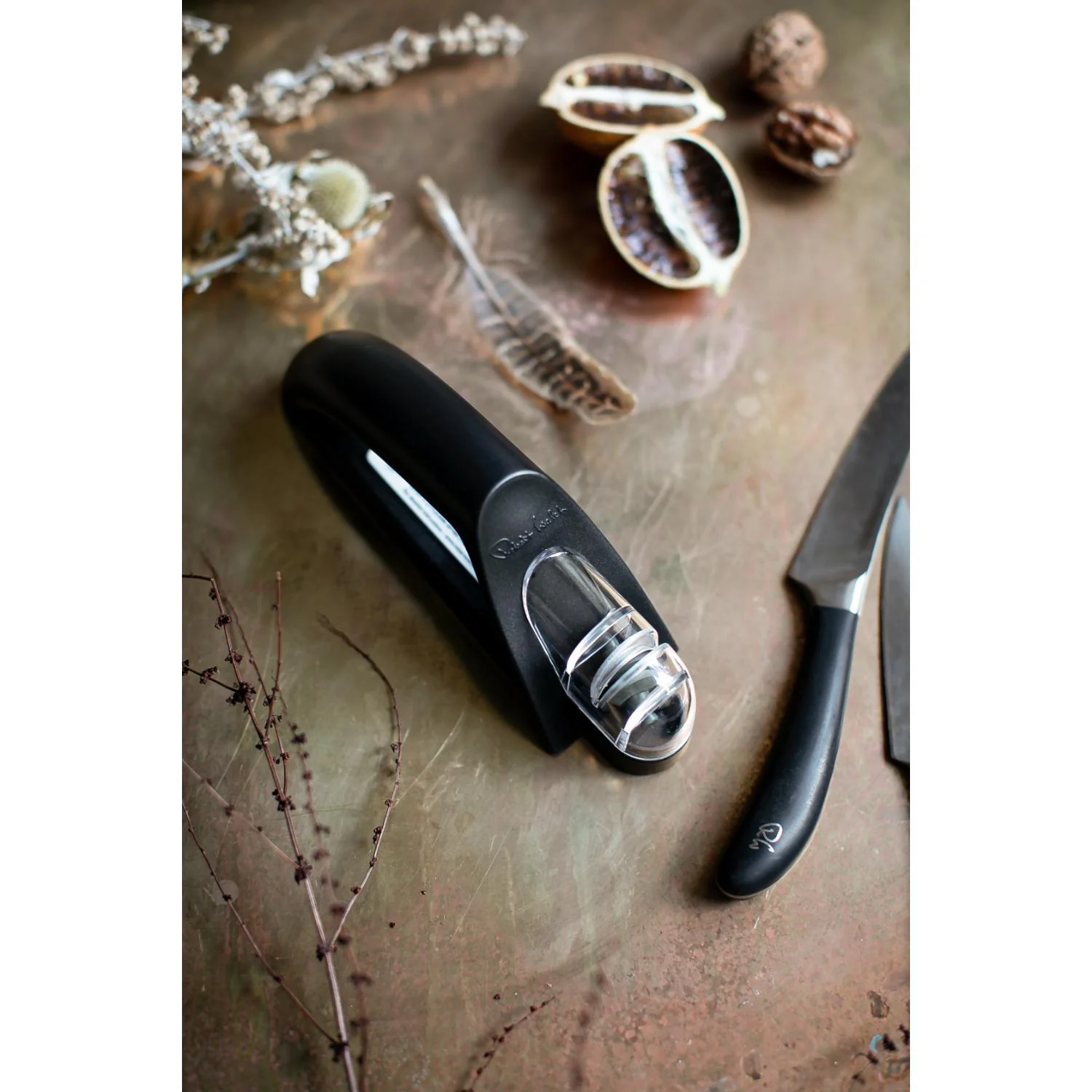 Robert Welch Professional V Angle 7-Piece Knife Block & Signature Handheld Sharpener Set - Image 11