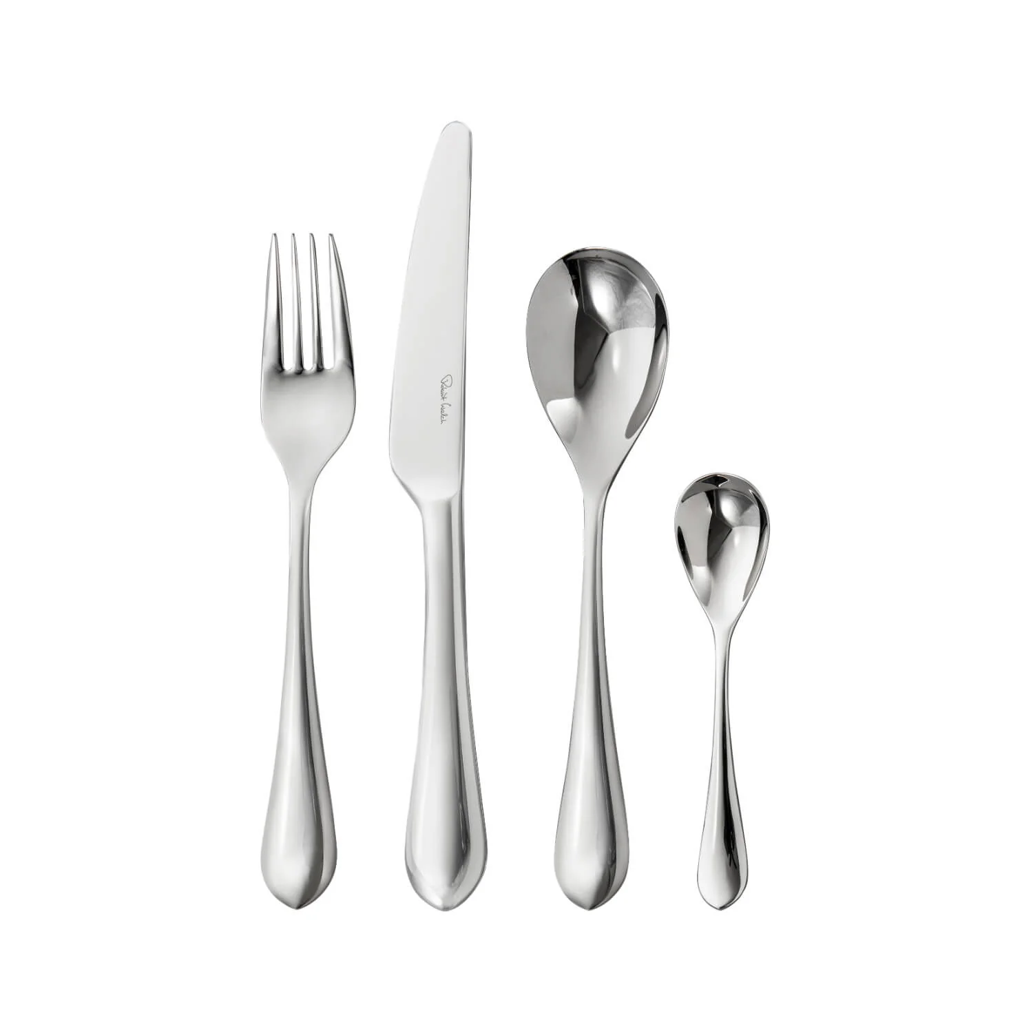 Robert Welch Quinton Bright Stainless Steel Cutlery Set - 24 Piece