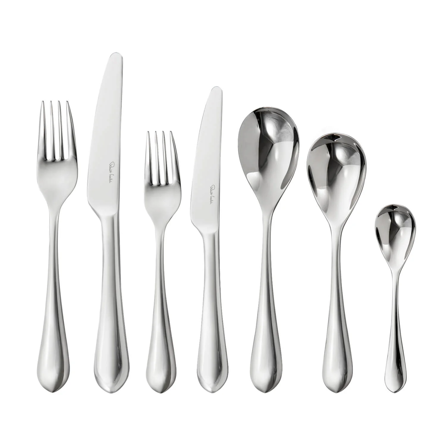 Robert Welch Quinton Bright Stainless Steel Cutlery Set - 42 Piece