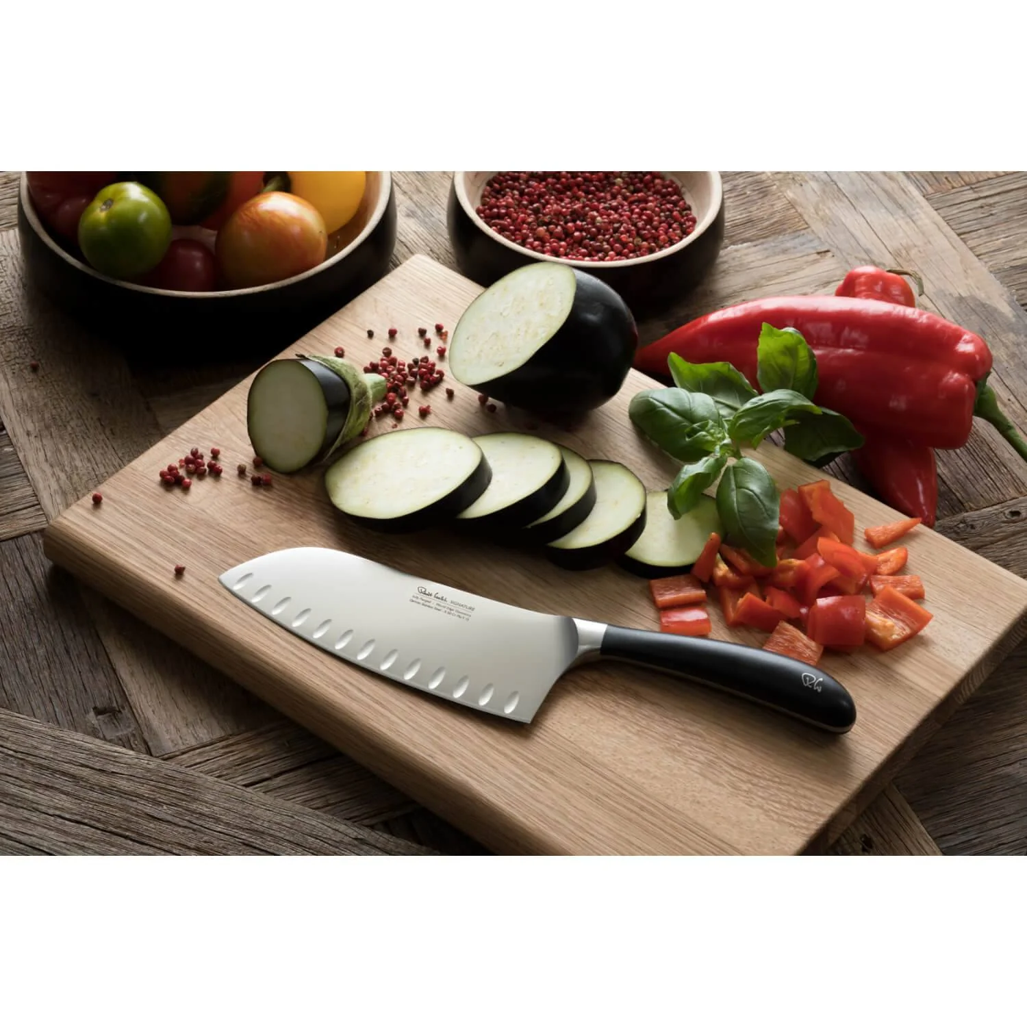 Robert Welch Signature Deep Santoku Knife - 17cm - Image 2