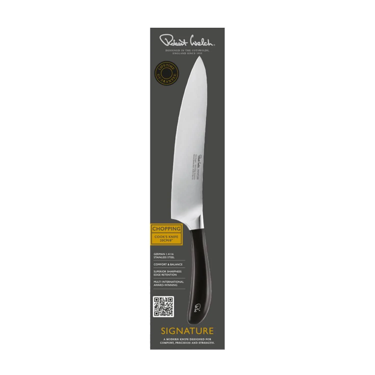 Robert Welch Signature Cooks Knife - 20cm - Image 5