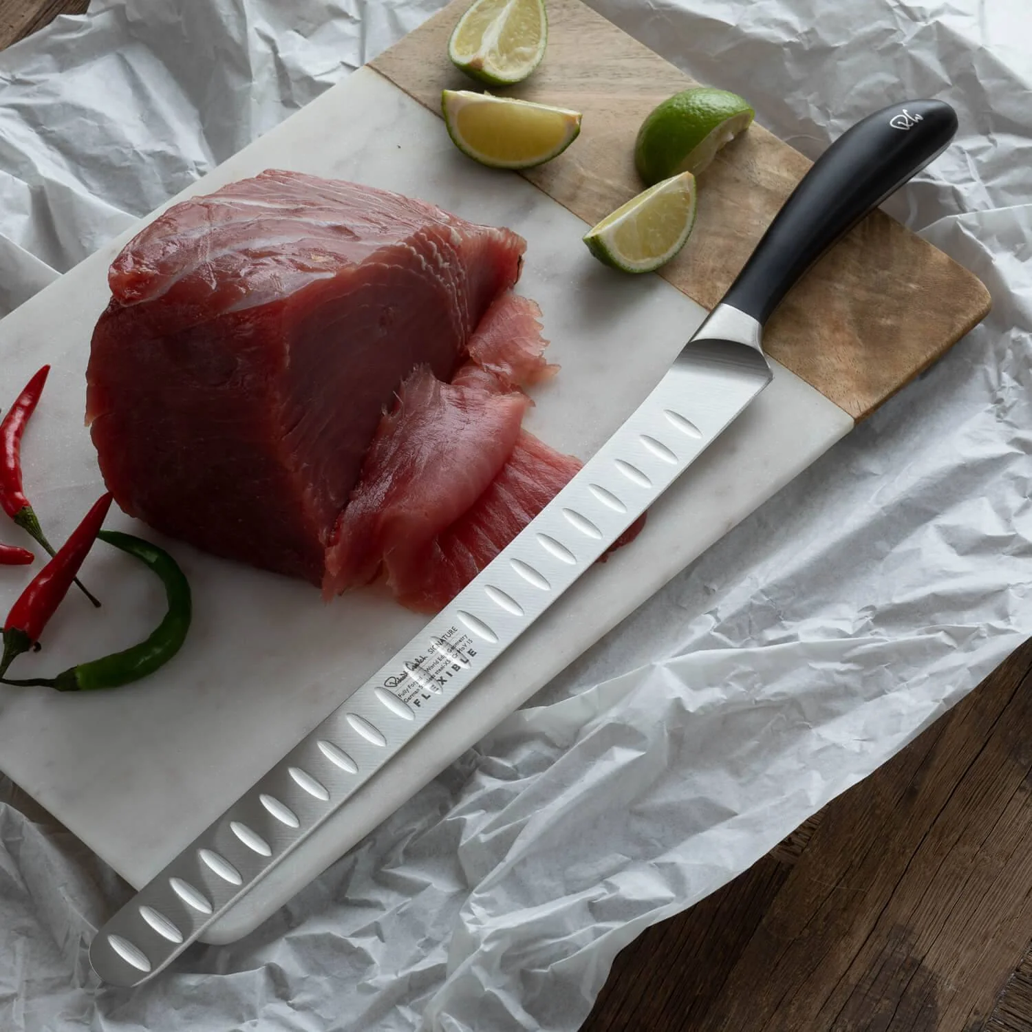 Robert Welch Signature Flexible Slicing Knife - 30cm - Image 2