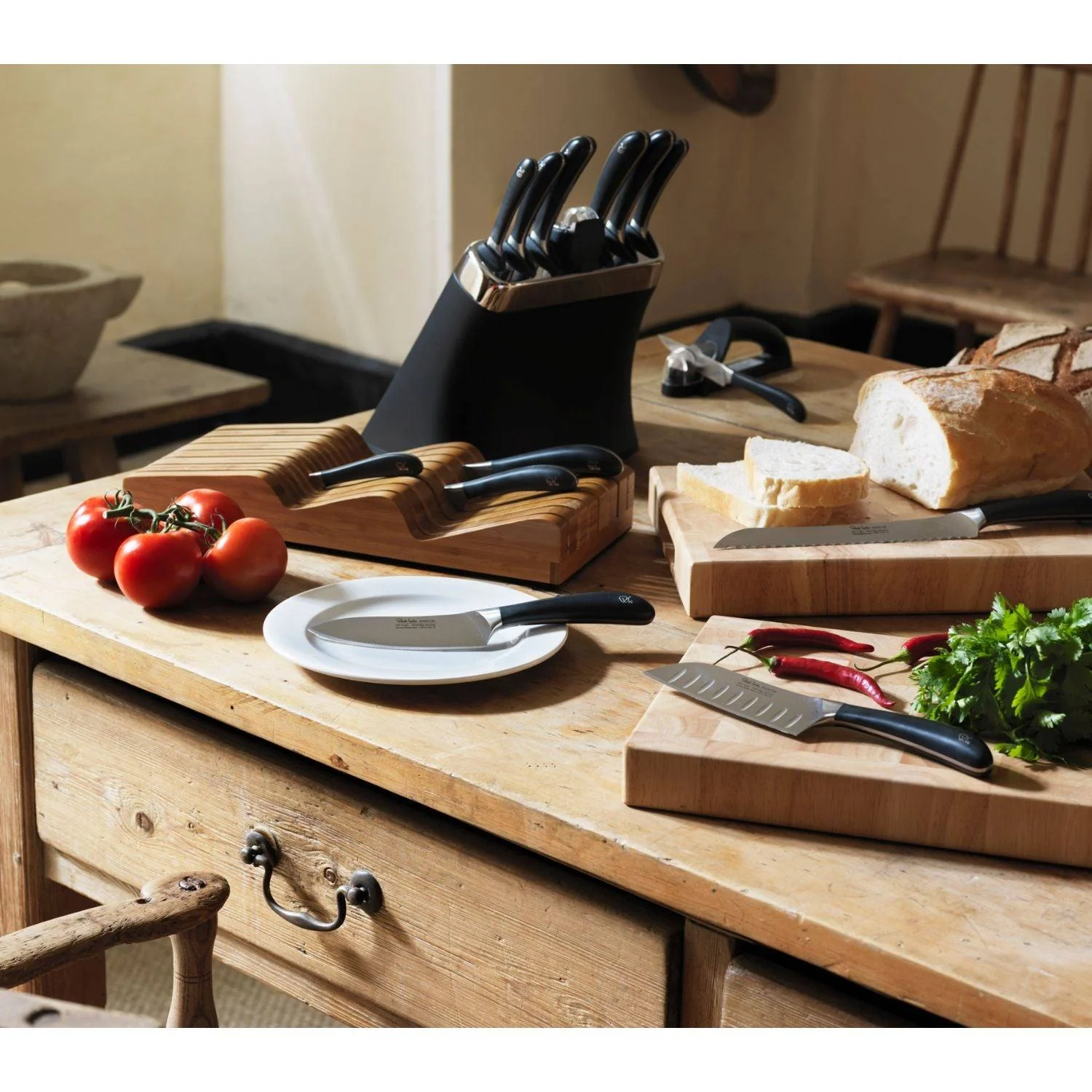Robert Welch Signature 7 Piece Book Kitchen Knife Block Set - Image 13