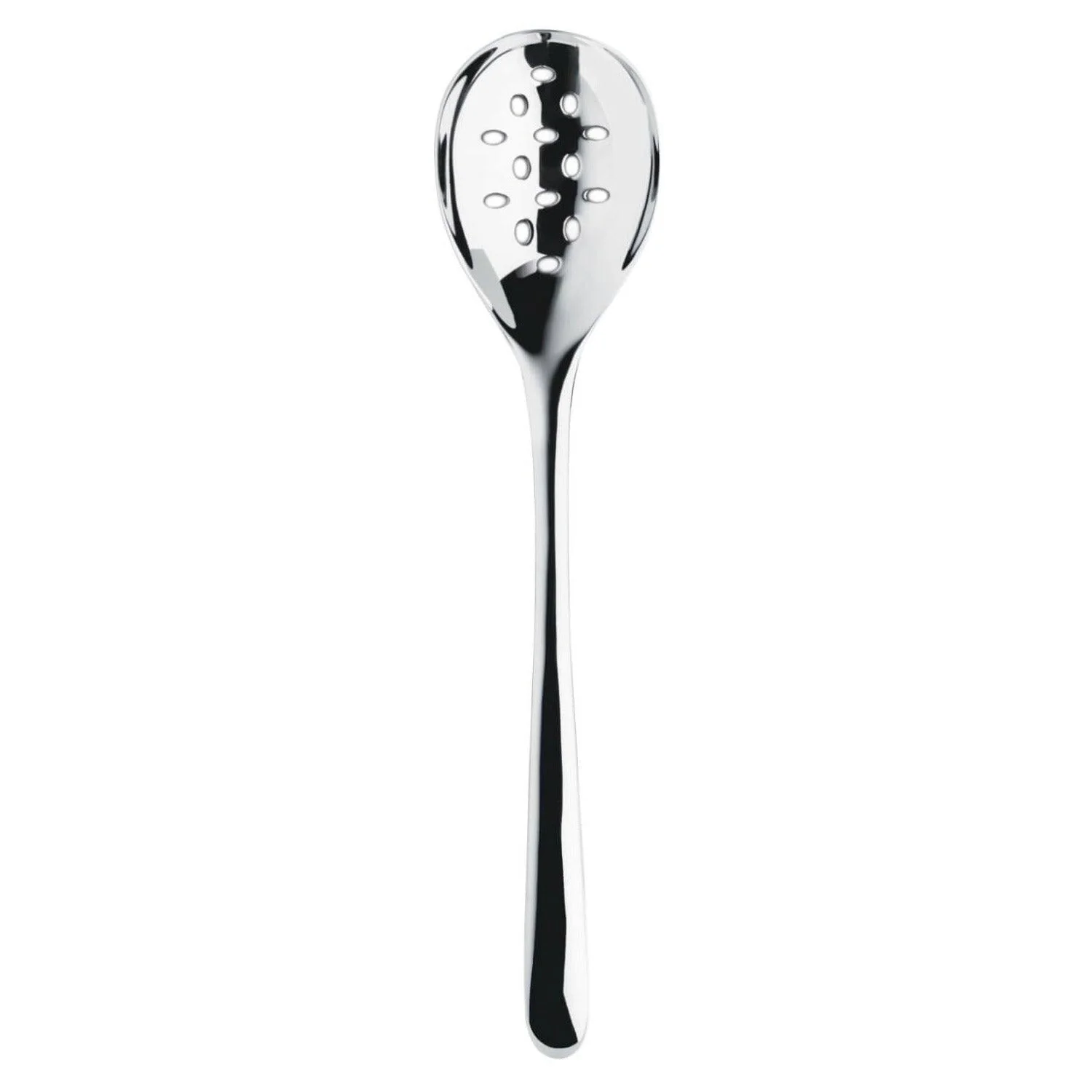 Robert Welch Signature Deep Bowl Slotted Serving Spoon - Polished