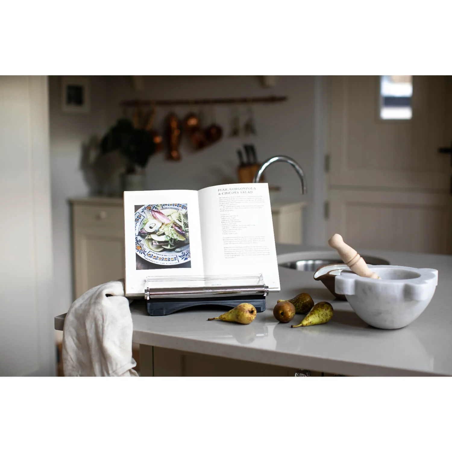 Robert Welch Signature Stainless Steel Cookbook & Tablet Stand - Image 4