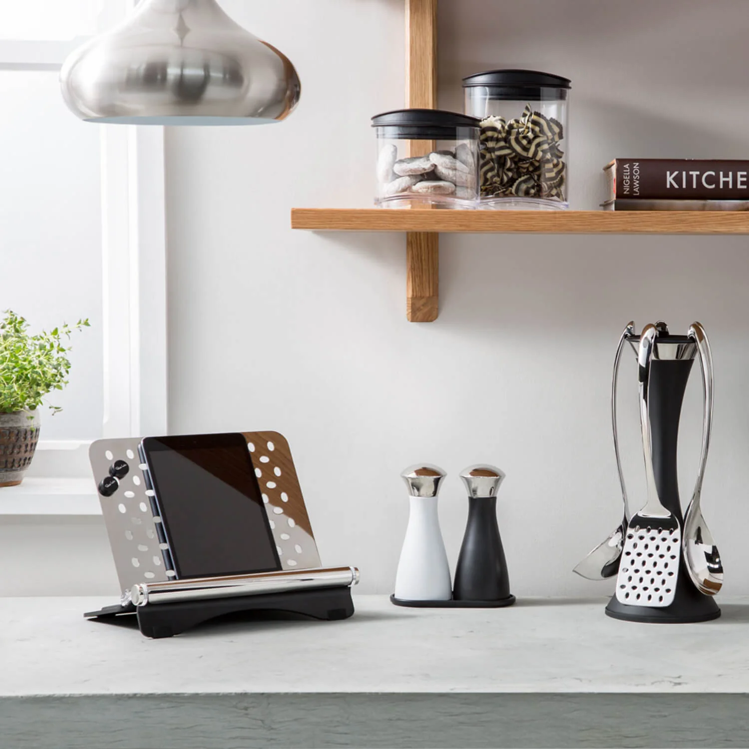 Robert Welch Signature Stainless Steel Cookbook & Tablet Stand - Image 7