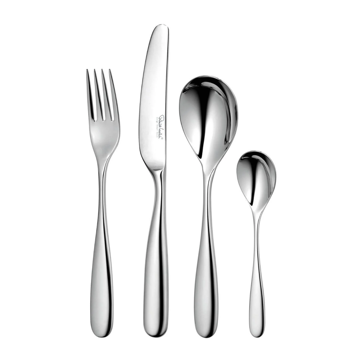Robert Welch Stanton Bright Stainless Steel Cutlery Set - 24 Piece - Image 2