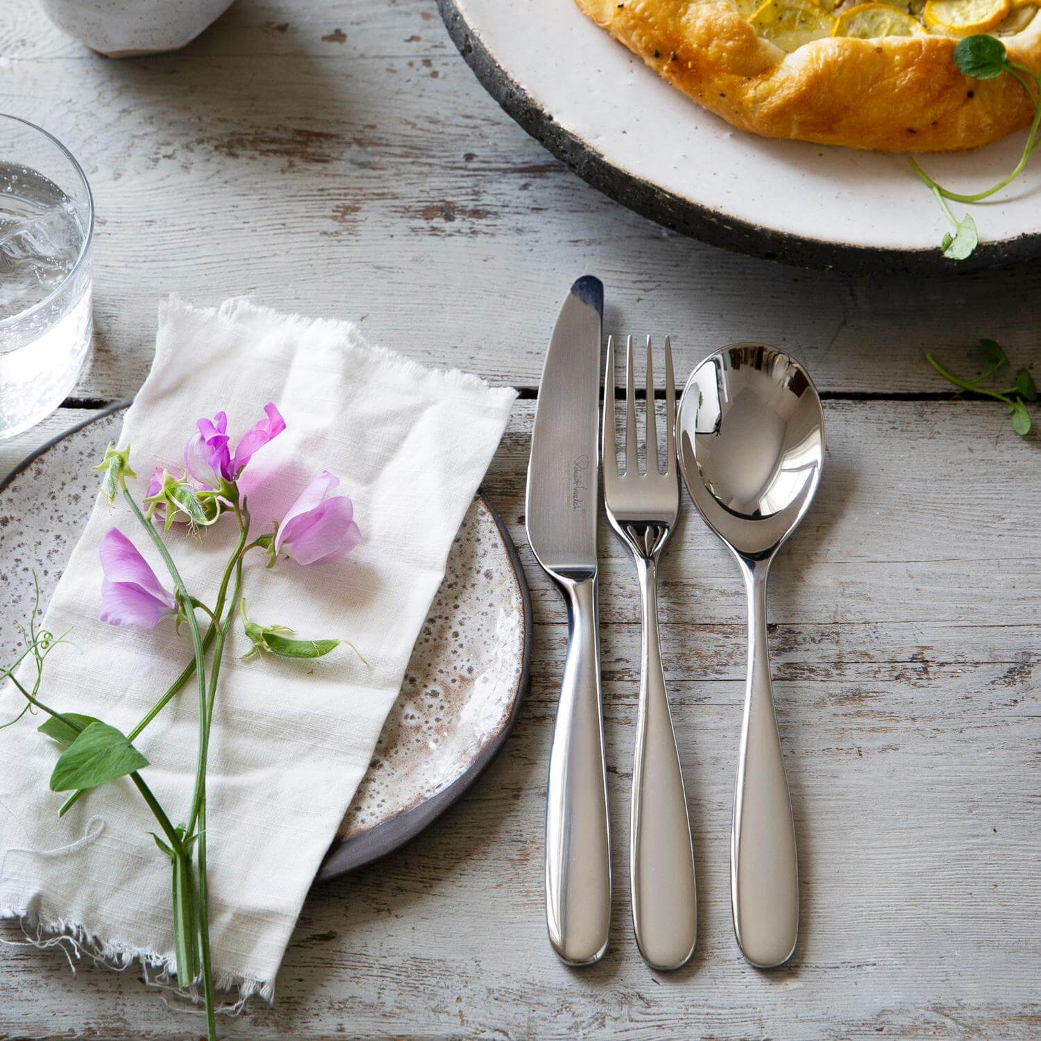 Robert Welch Stanton Bright Stainless Steel Cutlery Set - 24 Piece - Image 7