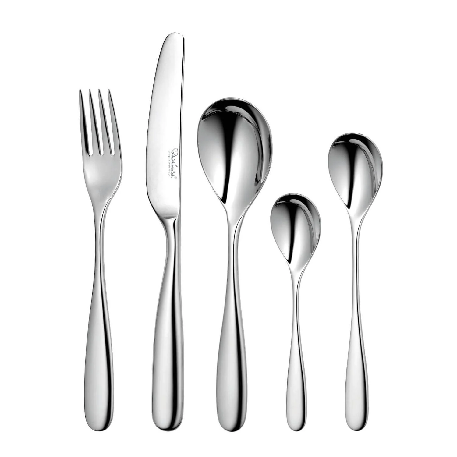 Robert Welch Stanton Bright Stainless Steel Cutlery Set - 42 Piece - Image 2