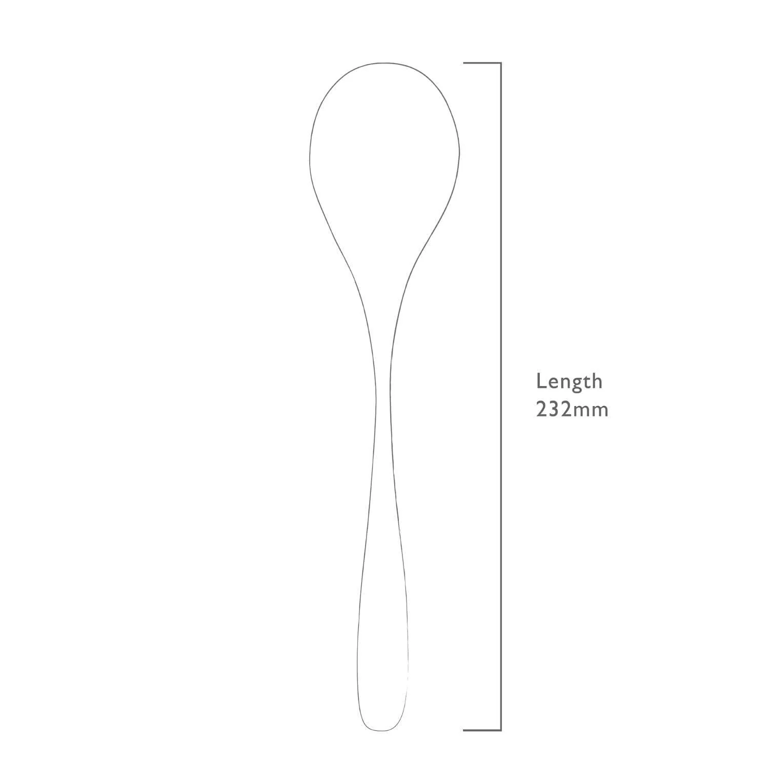 Robert Welch Stanton Bright Stainless Steel Serving Spoon - Image 2