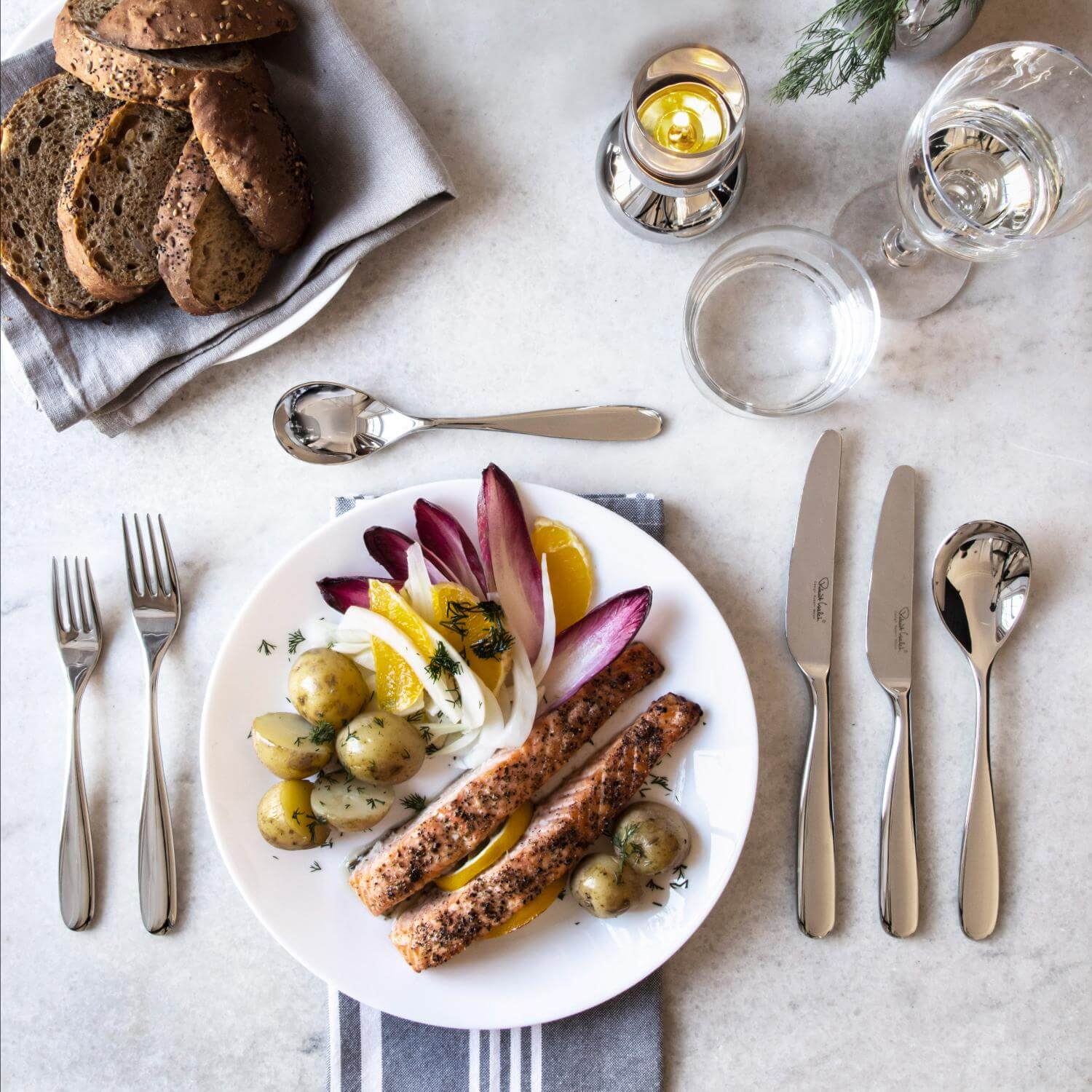 Robert Welch Stanton Bright Stainless Steel Serving Spoon - Image 5