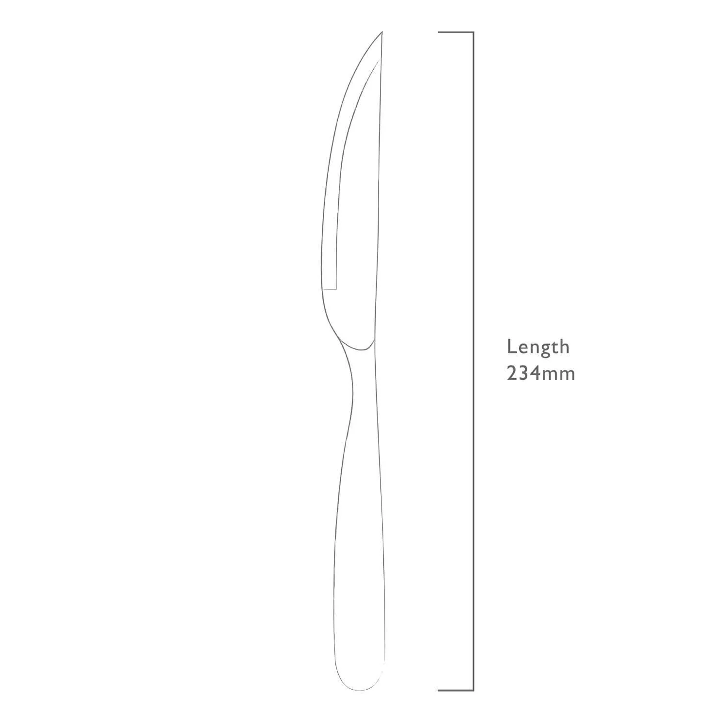 Robert Welch Stanton Bright Stainless Steel Steak Knife - Image 3