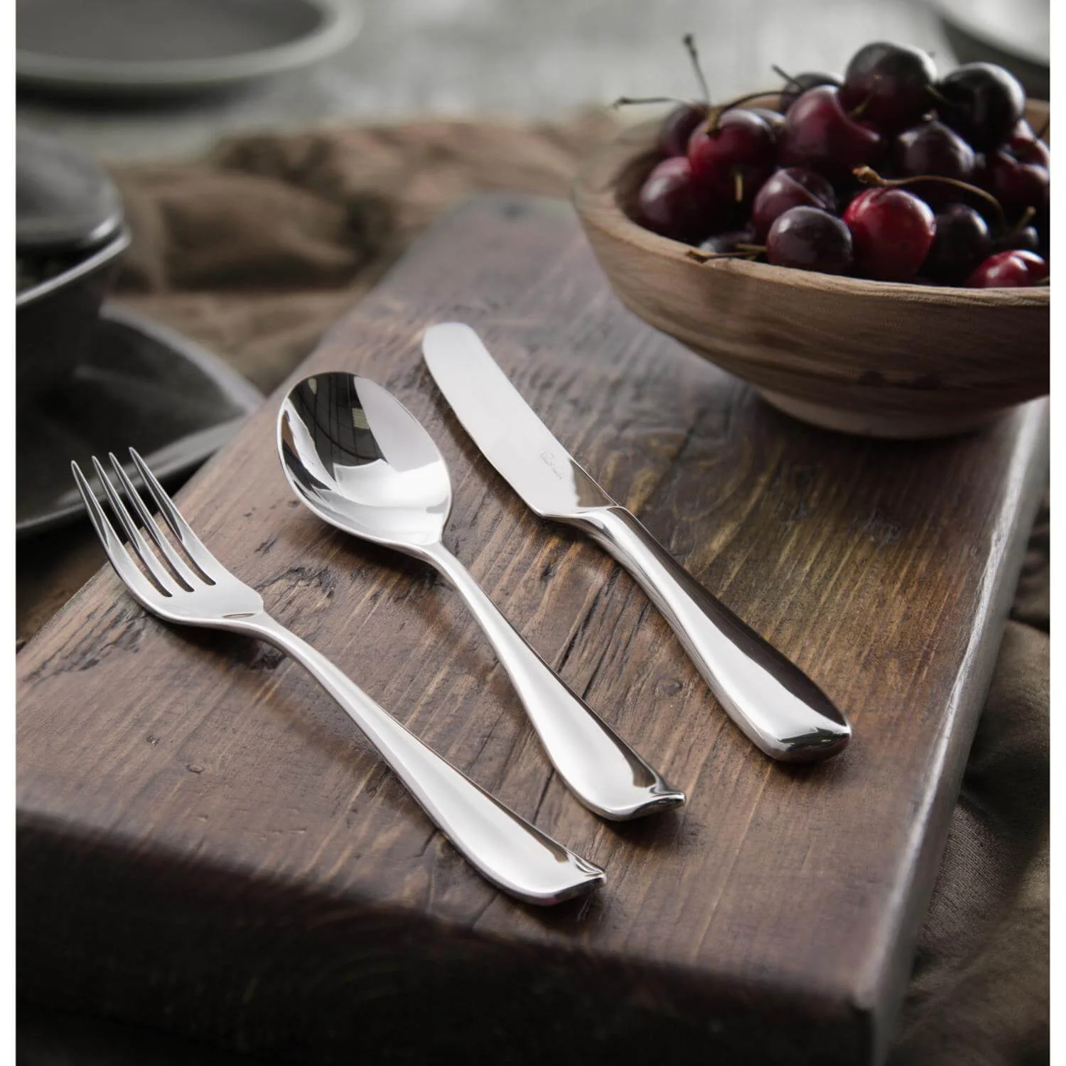 Robert Welch Warwick Bright Stainless Steel Cutlery Set - 42-Piece - Image 6