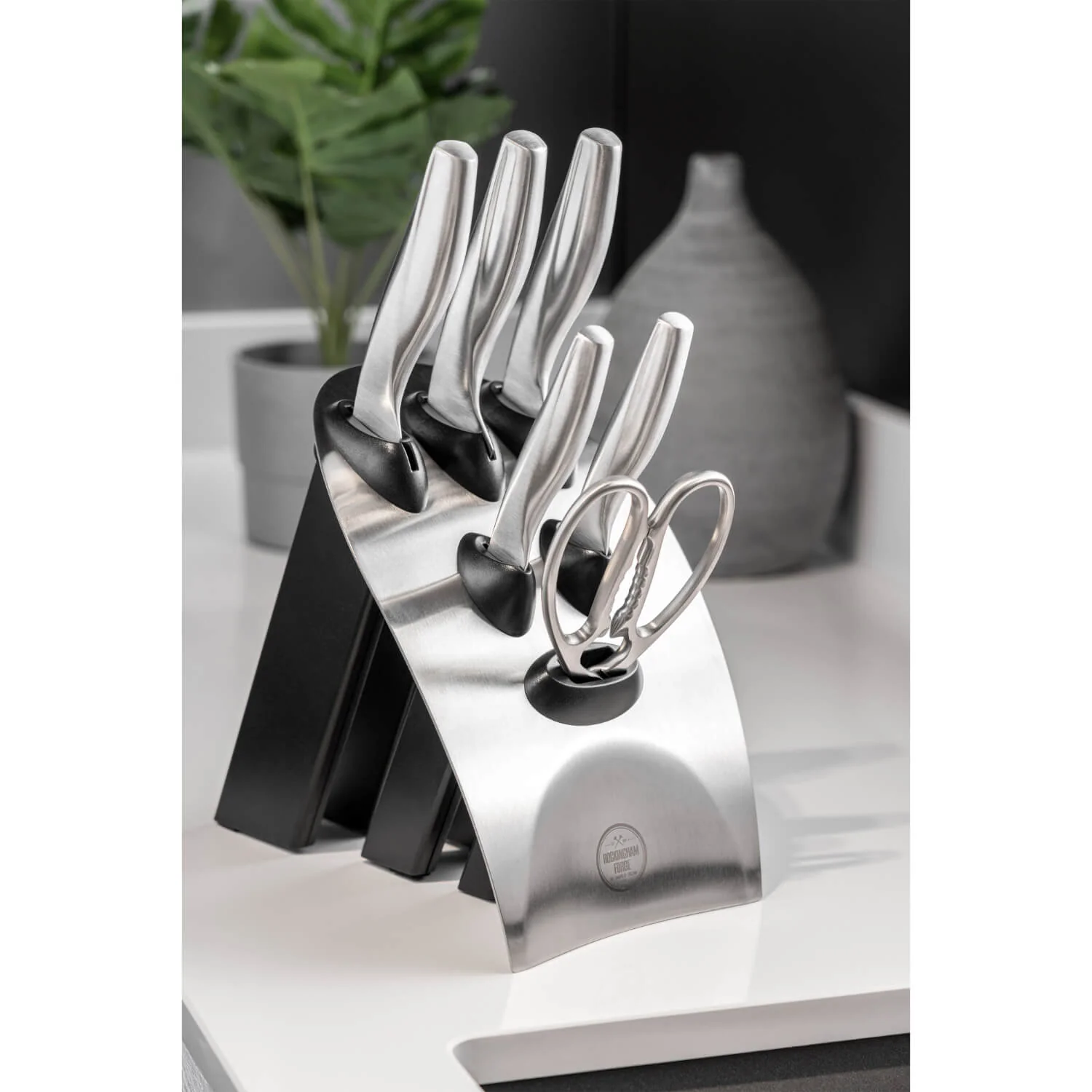 Rockingham Forge RF-230 Series 7-Piece Stainless Steel Knife Block Set - Image 11