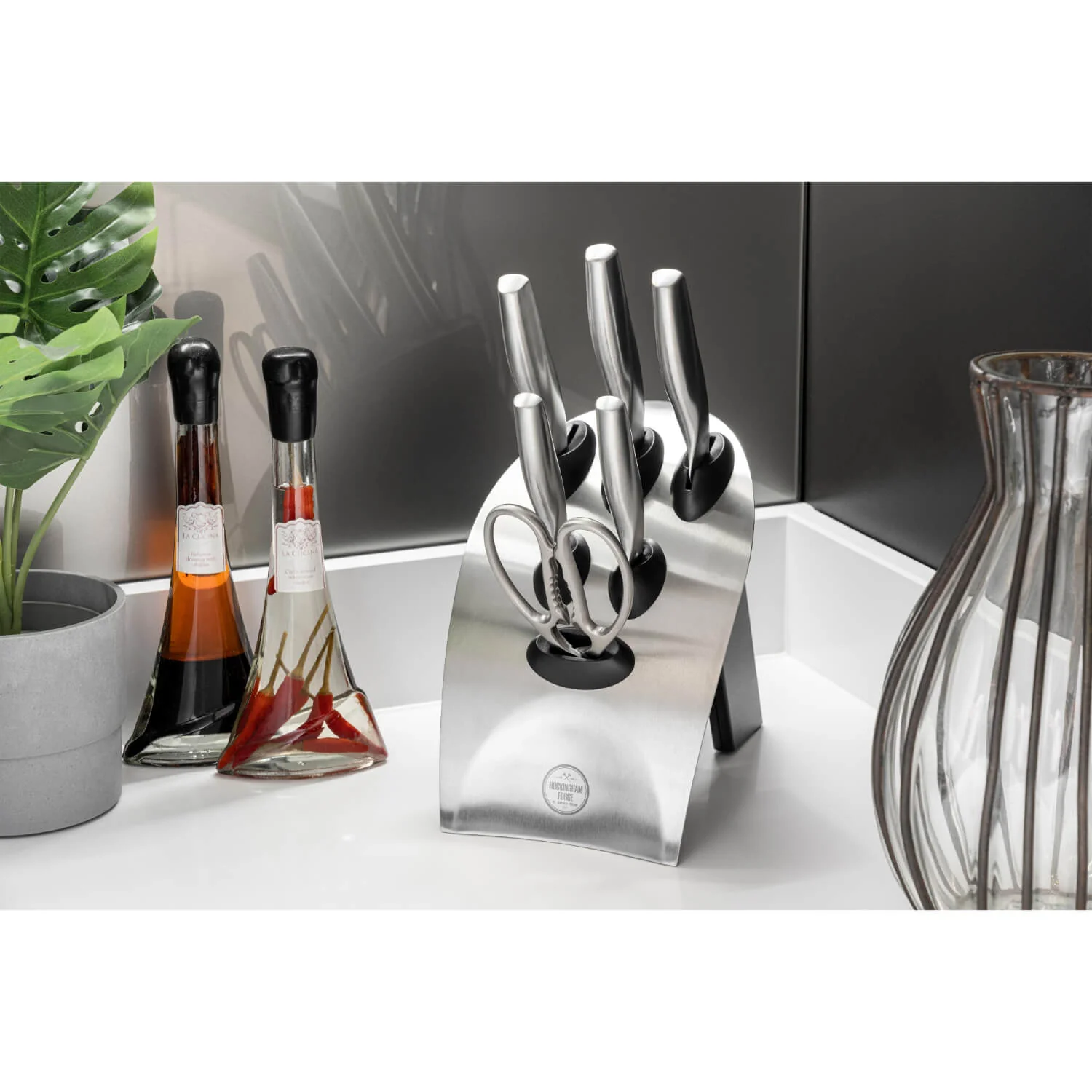 Rockingham Forge RF-230 Series 7-Piece Stainless Steel Knife Block Set - Image 12