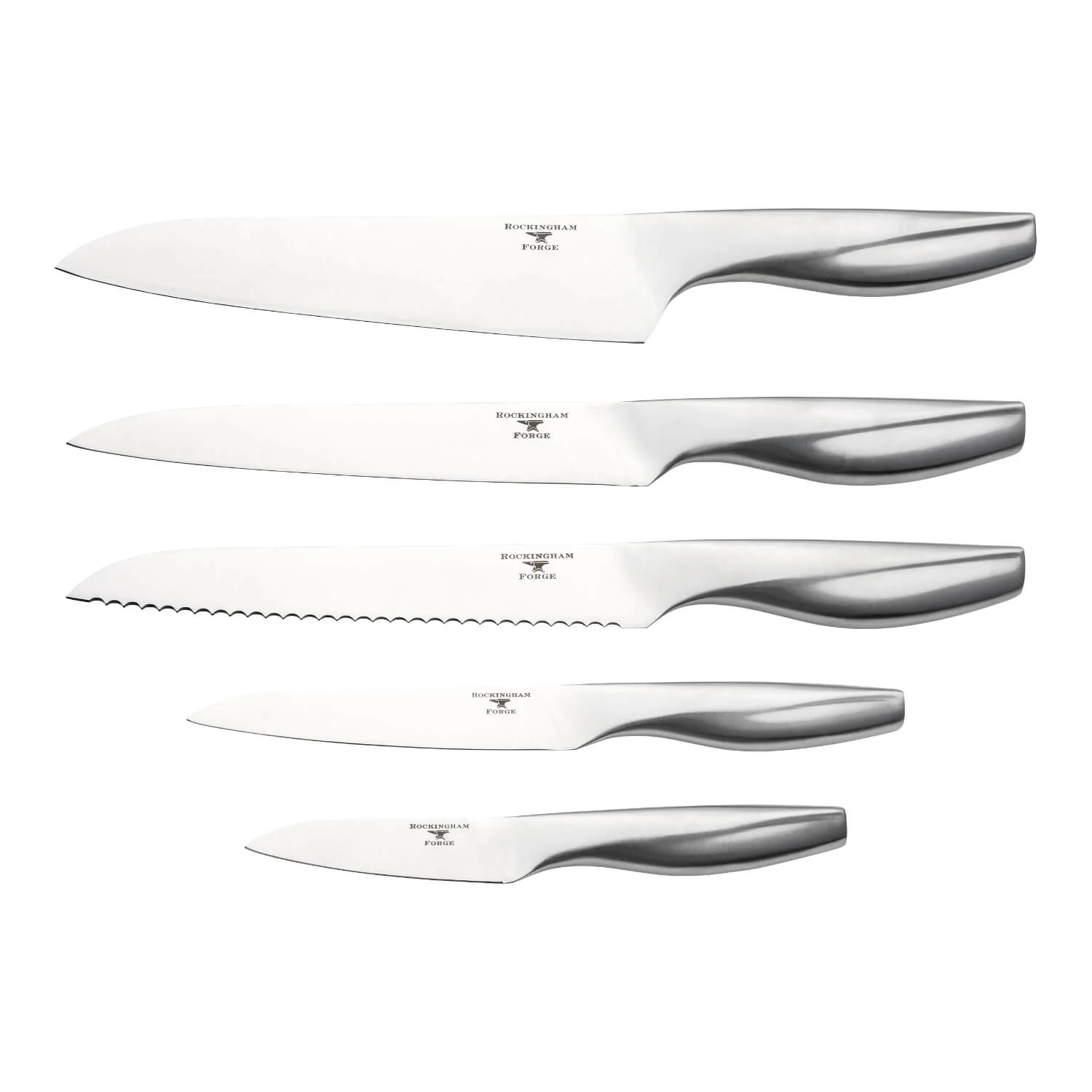 Rockingham Forge RF-230 Series 7-Piece Stainless Steel Knife Block Set - Image 4