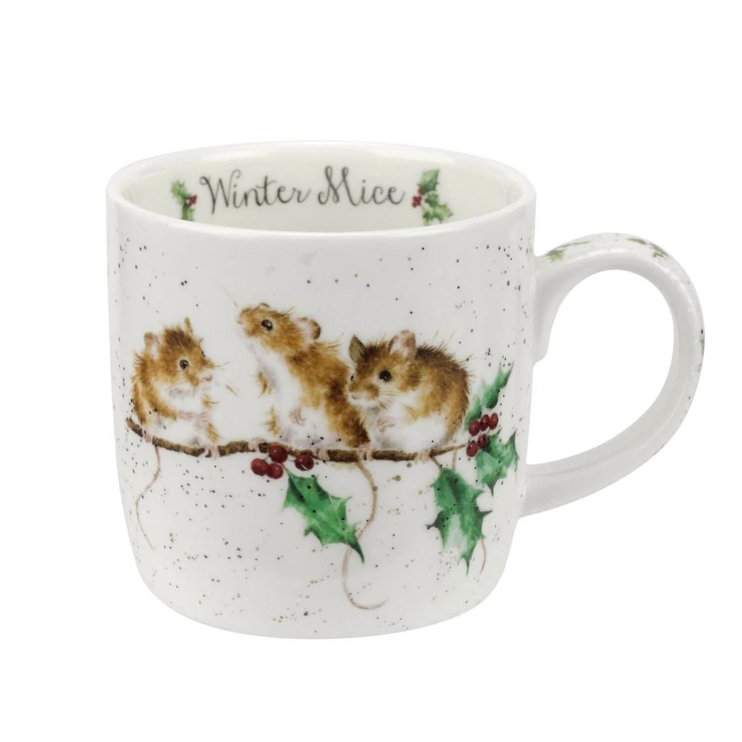 Wrendale Designs Christmas China Mug - Winter Mice