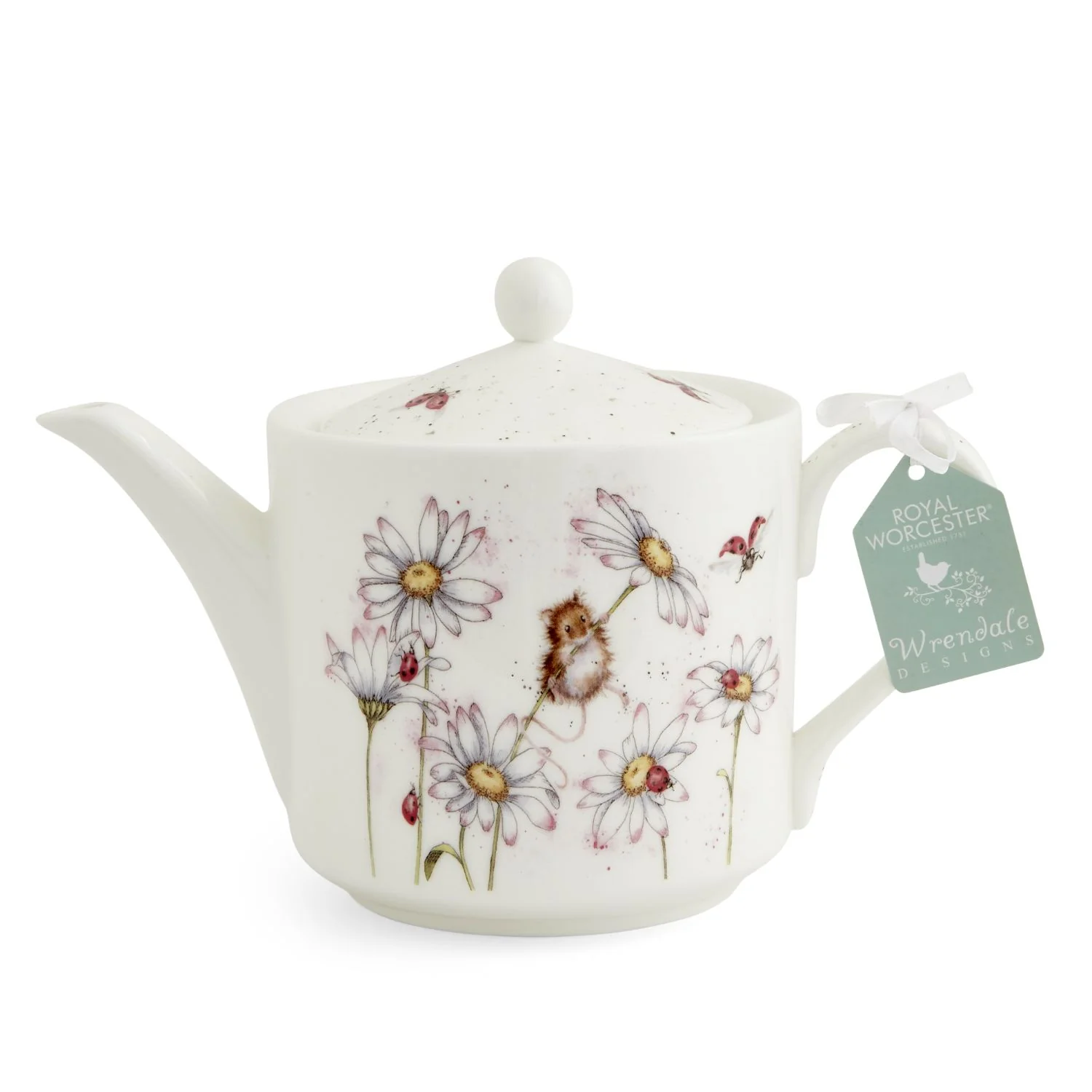 Wrendale Designs by Hannah Dale 2 Pint Teapot - Oops A Daisy - Image 5