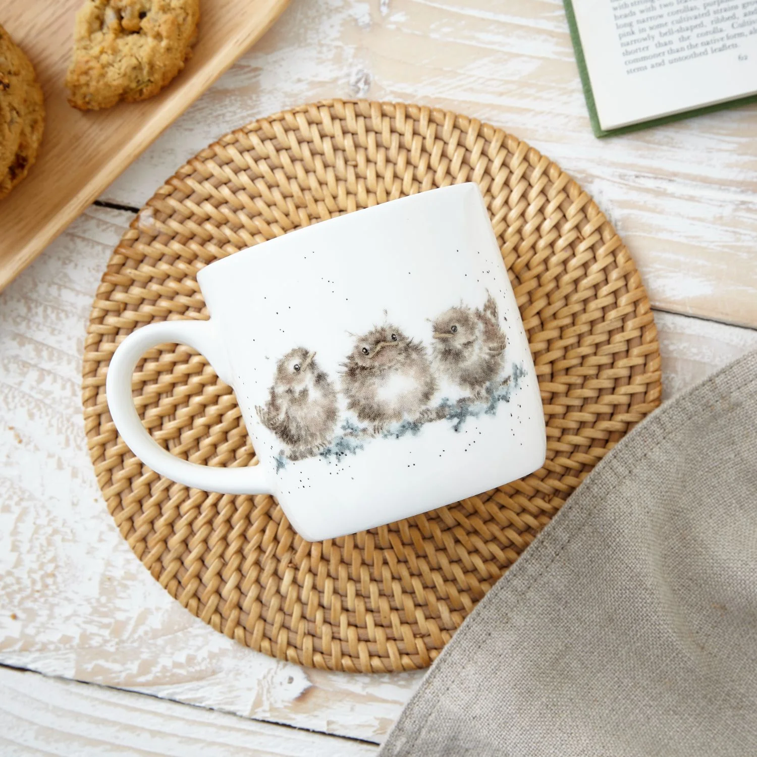 Wrendale Designs by Hannah Dale Fine China Mug - Feather Your Nest - Image 7
