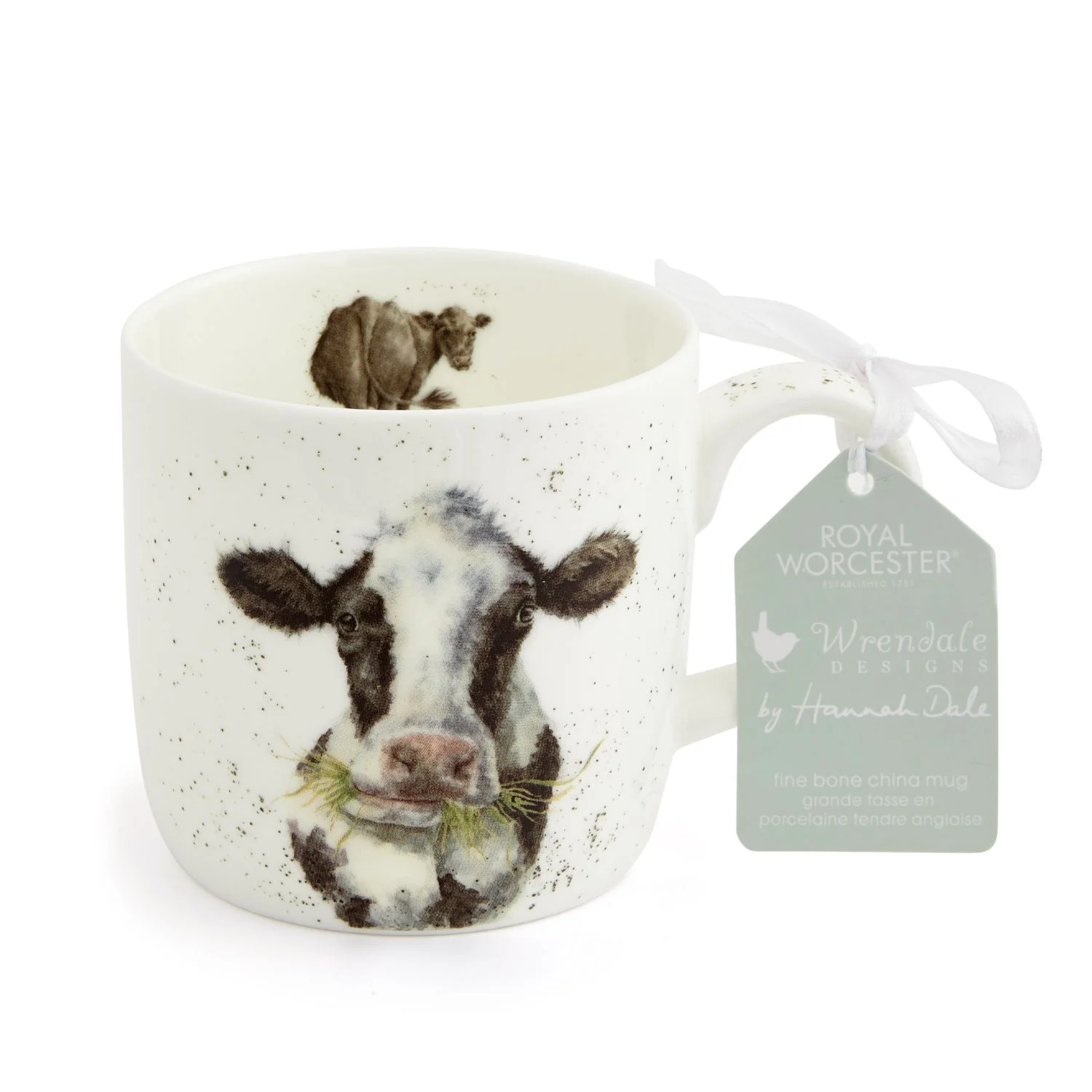 Wrendale Designs by Hannah Dale Fine China Mug - Mooo Cow - Image 4