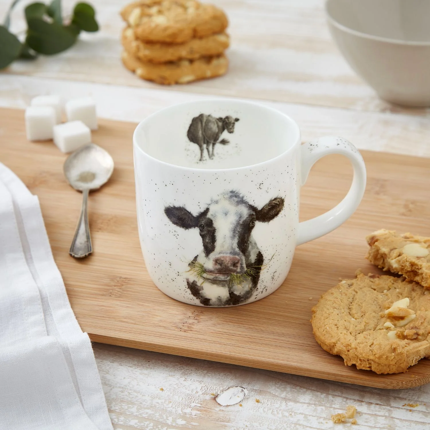 Wrendale Designs by Hannah Dale Fine China Mug - Mooo Cow - Image 7