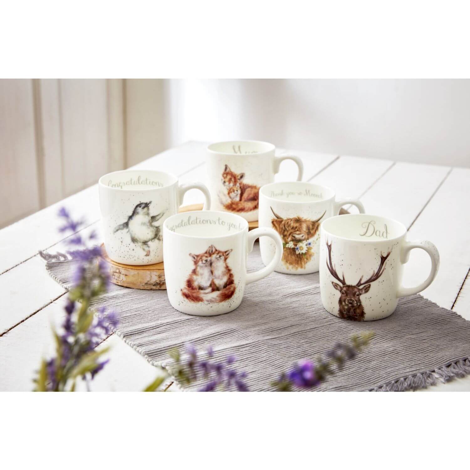 Wrendale Designs Large Mug - Dad Stag - Image 4