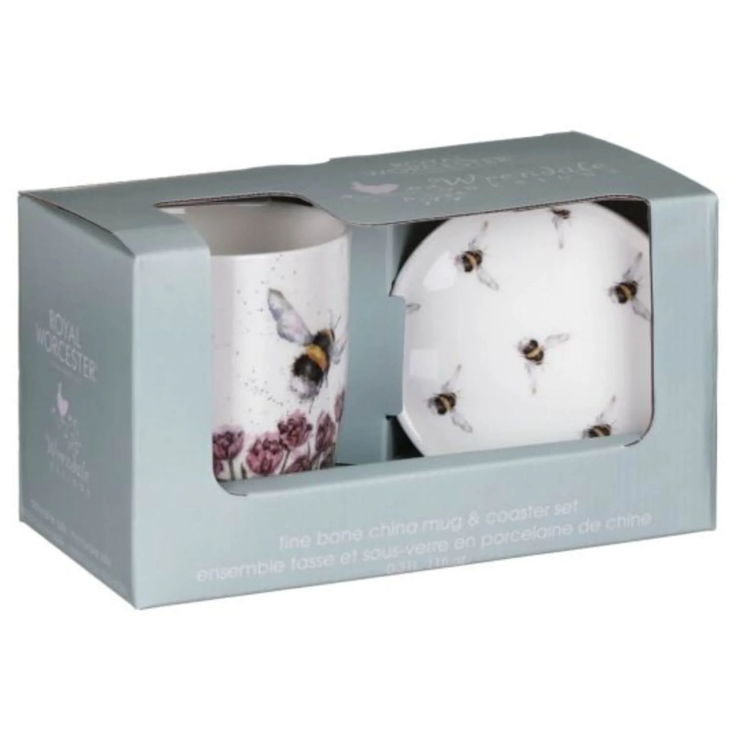 Wrendale Designs Mug & Coaster Set - Bumble Bee - Image 4